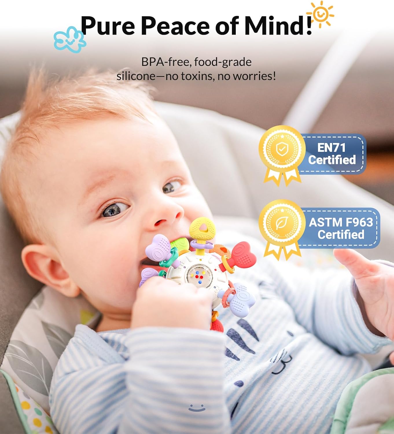 Thumbnail 2 de Baby Teething & Rattle Toy 0–12 months