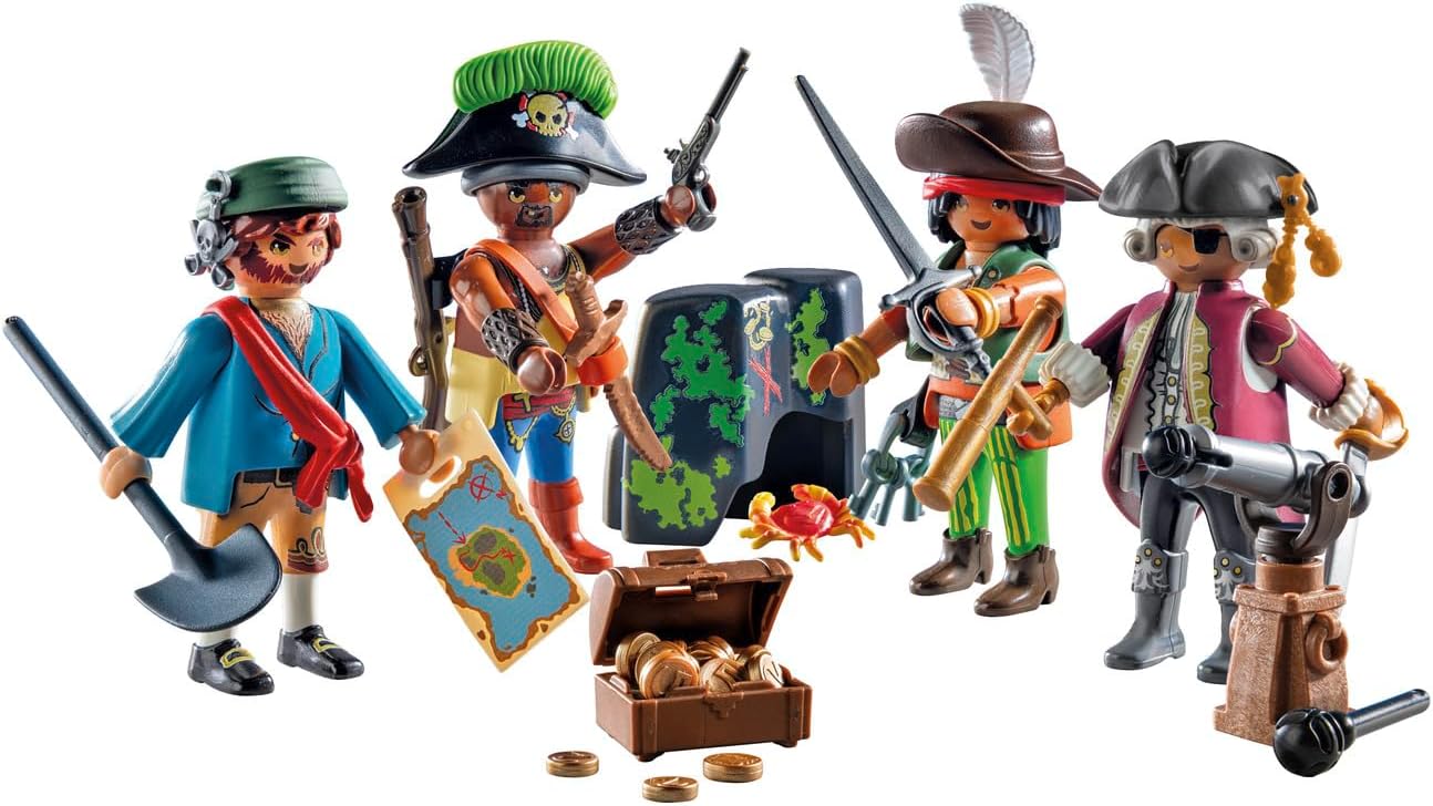 Detalle de PLAYMOBIL Pirates MyFigures – Piratenfiguren selbst gestalten (71533)