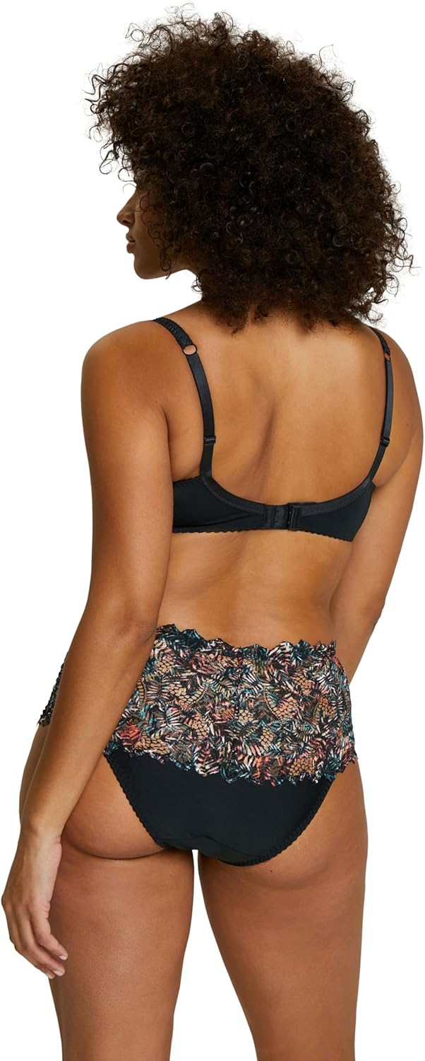 Thumbnail 4 de Sans Complexe Soutien-Gorge Armatures Arum Mosaic (Imprimé Fleurs Rouge Perse)