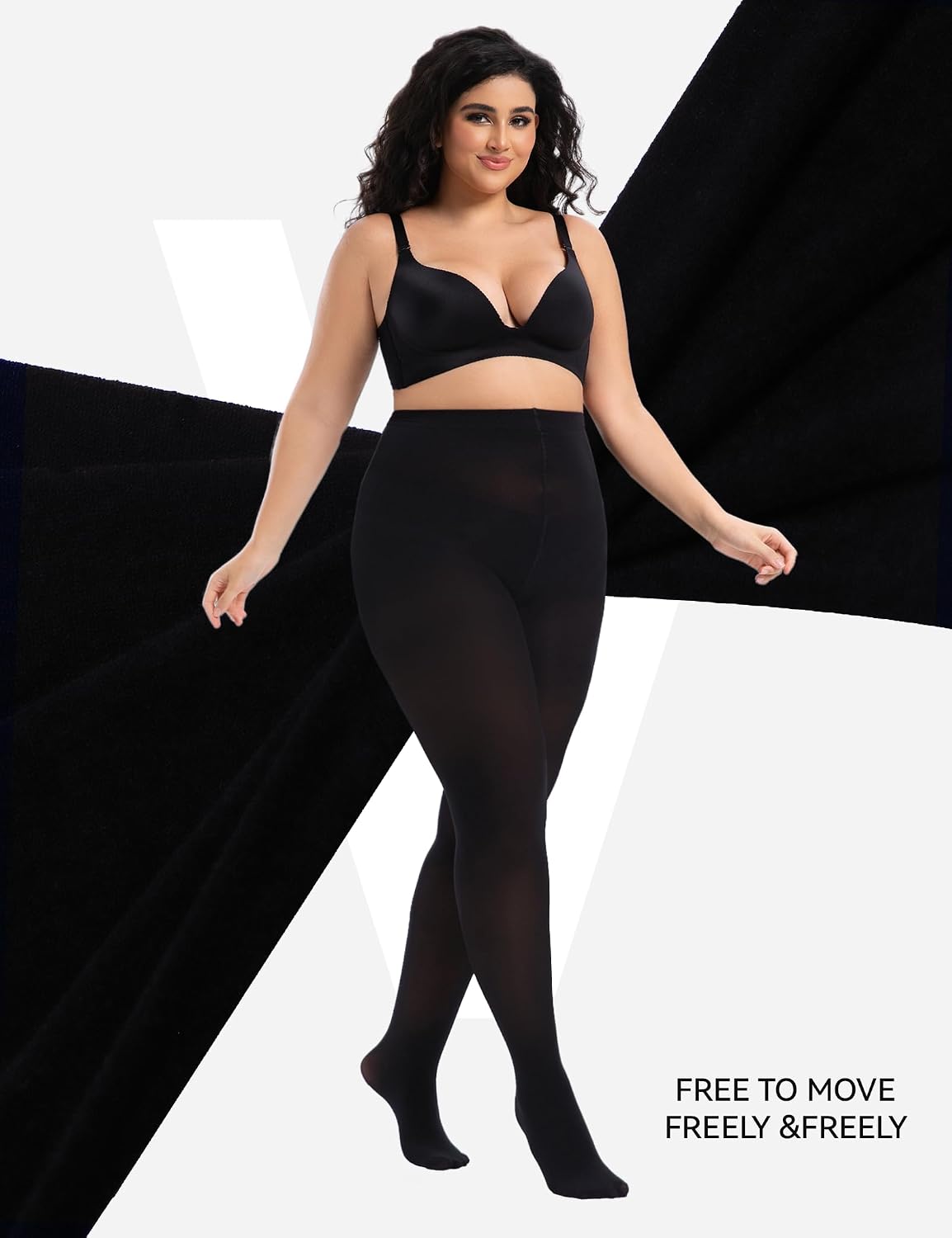 Thumbnail 5 de Viozocy Collant Grande Taille XL–4XL