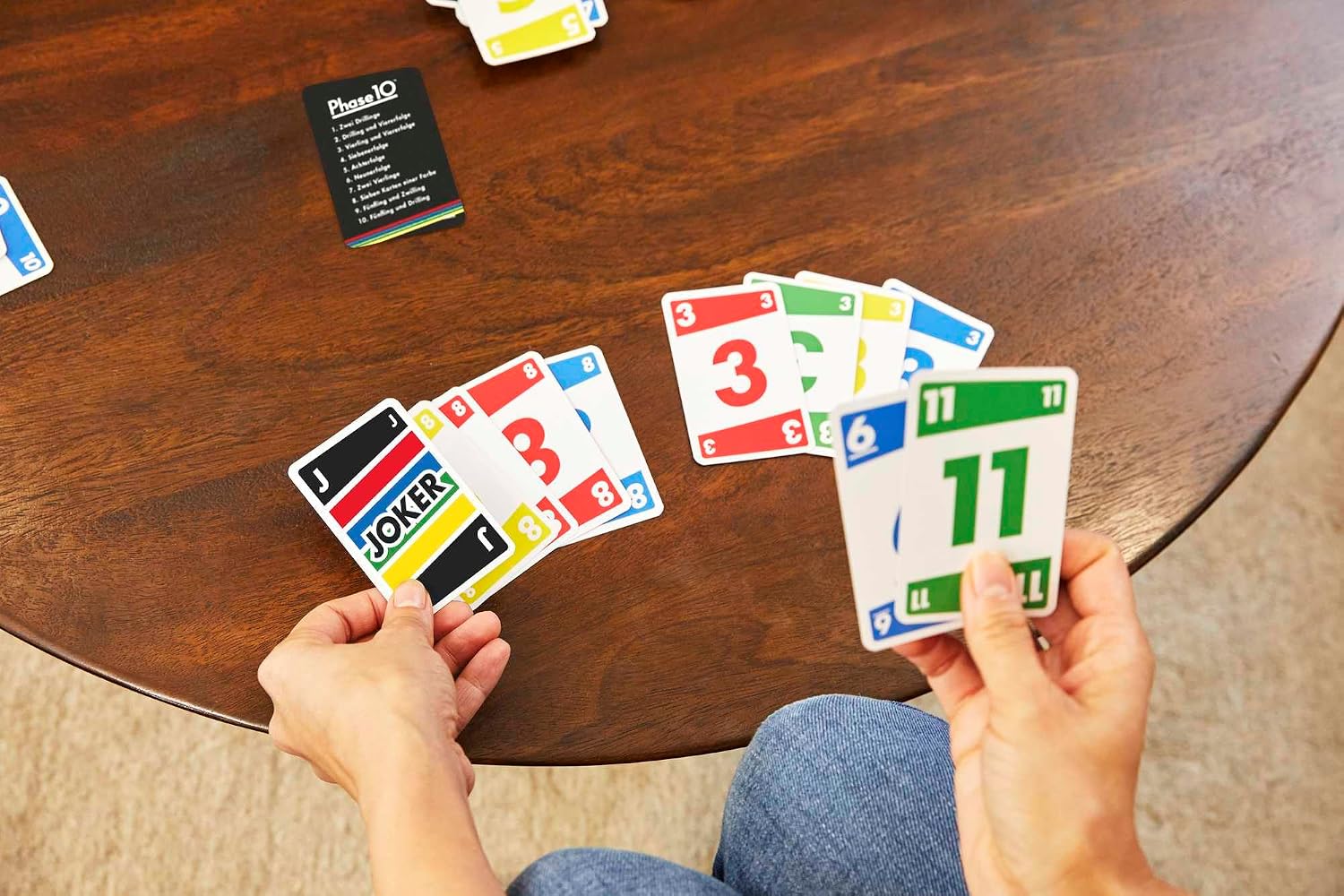 Detalle 2 de Mattel Games Phase 10 Basis Kartenspiel 🎲