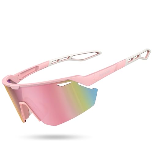 Detalle de Lamicall Schnelle Brille: Polarisierte Sportbrille aus TR-90, 24 g