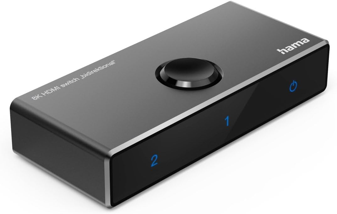 Thumbnail 3 de Hama commutateur HDMI bidirectionnel 8K, 1 entrée / 2 sorties ou 2 entrées / 1 sortie (noir)