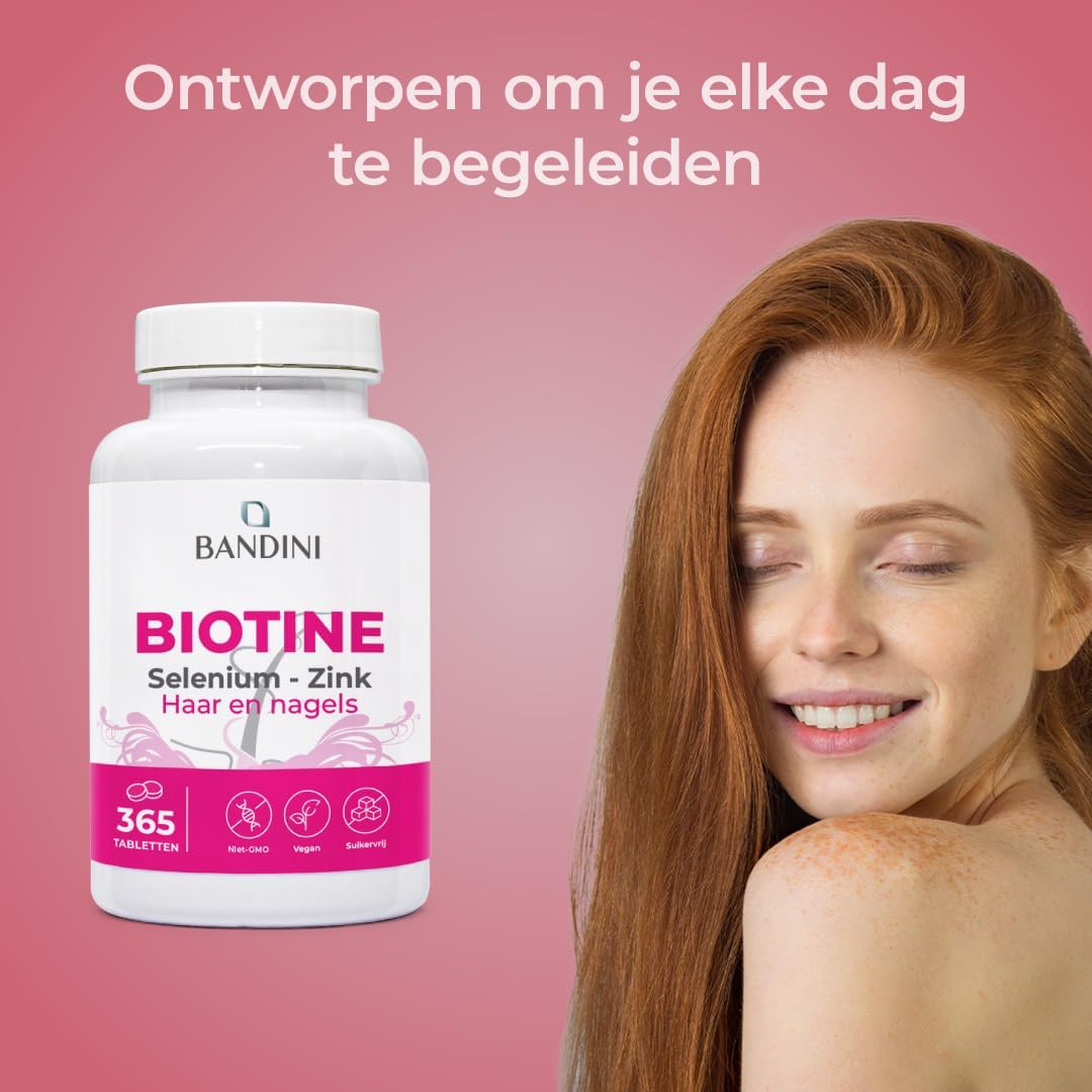 Thumbnail 2 de BANDINI Biotine + Selenium + Zink tabletten voor haar, nagels en huid