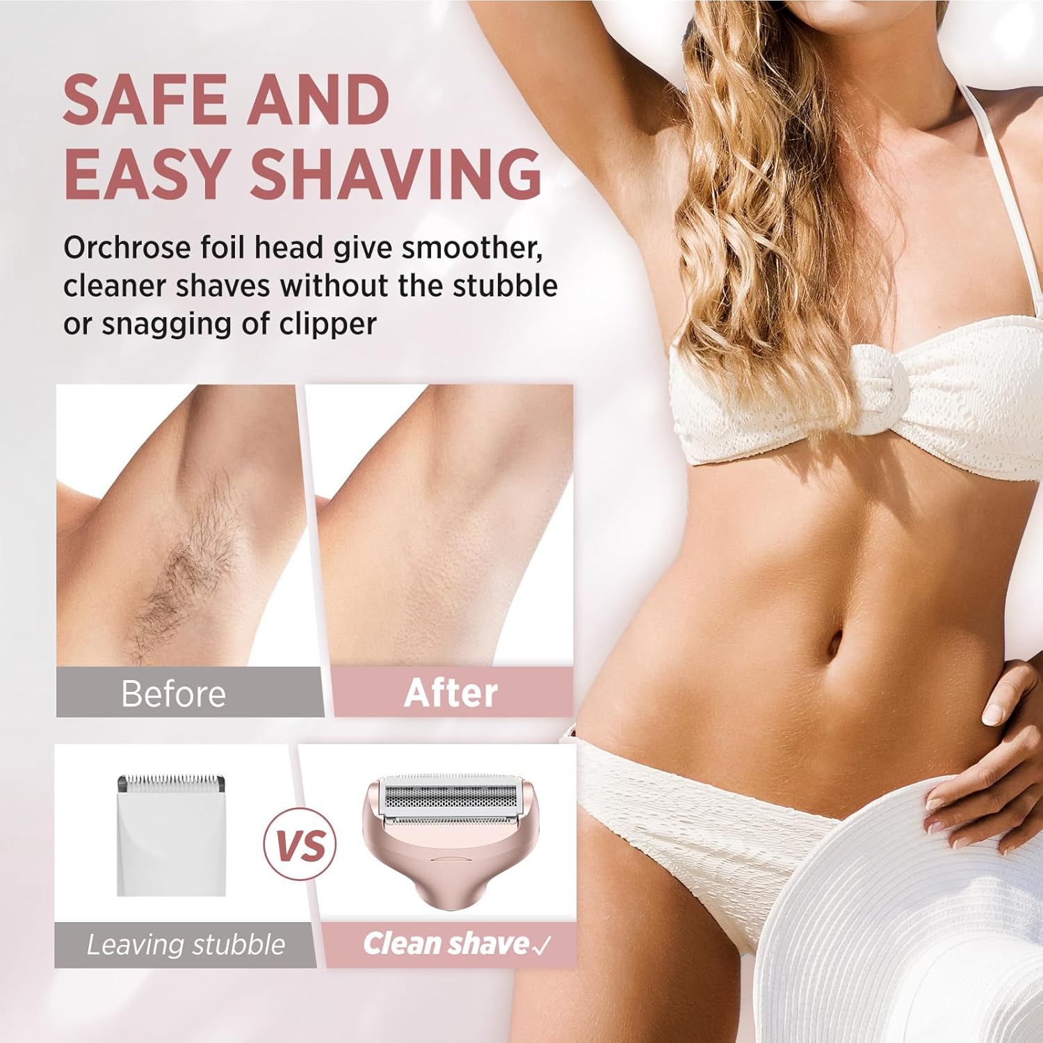 Thumbnail 3 de Orchrose Women 2-in-1 electric shaver 2-in-1