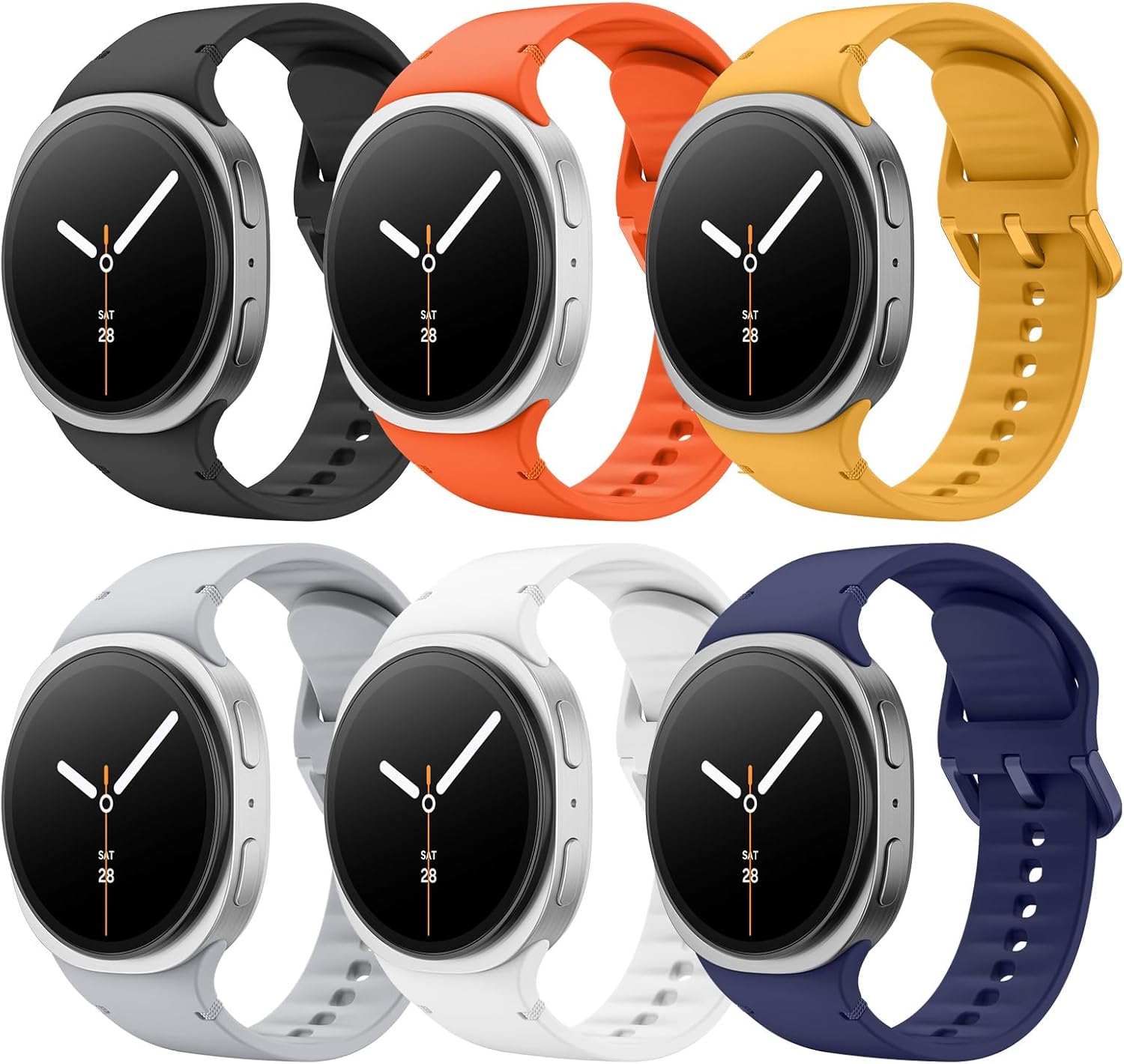 Detalle de Astorgos 6 Pack Sport Straps for Galaxy Watch 8