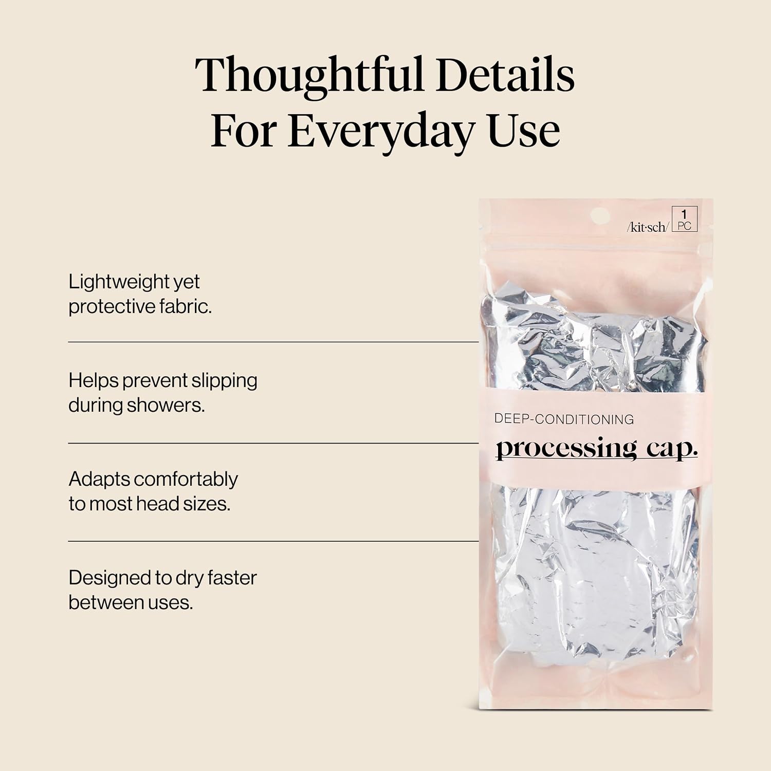 Detalle de Kitsch Aluminium Foil Hair Cap