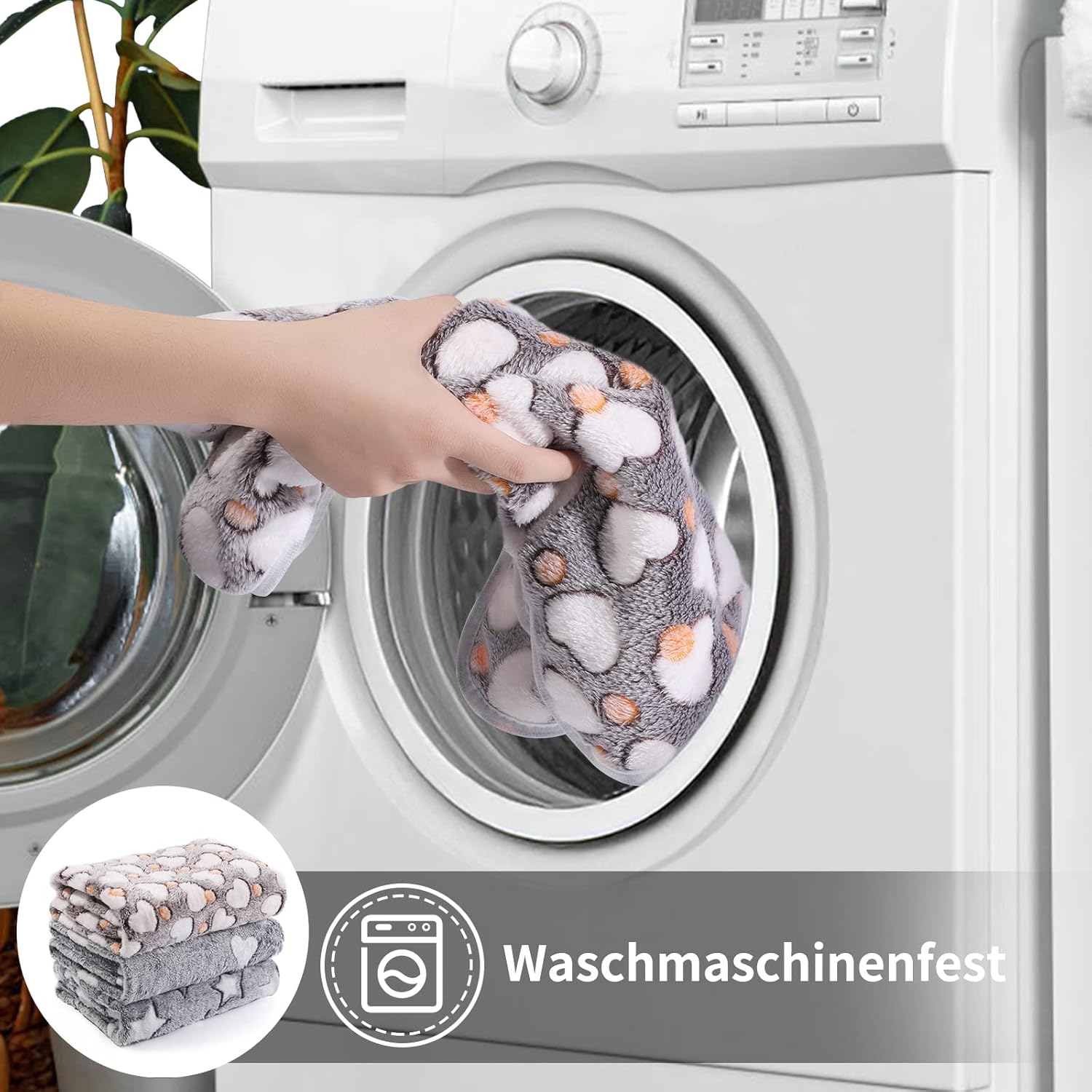 Thumbnail 4 de Demigeat Hundedecke & Katzendecke im 3er-Set – flauschig, waschbar für kleine bis mittlere Hunde und Katzen