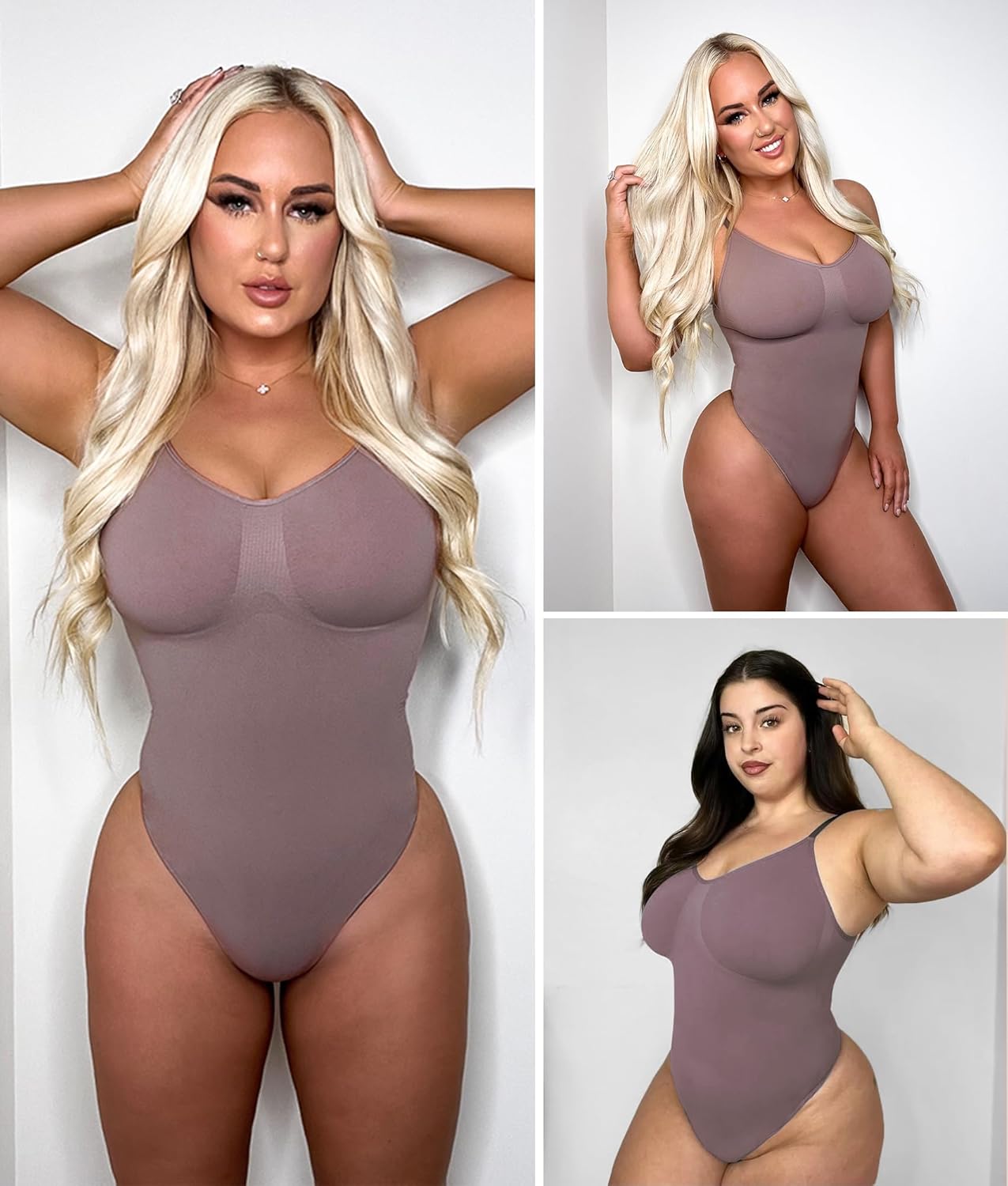 Detalle de SHAPERX Body Gainant Femme Bodysuit — Sculptant ventre plat et invisibilité