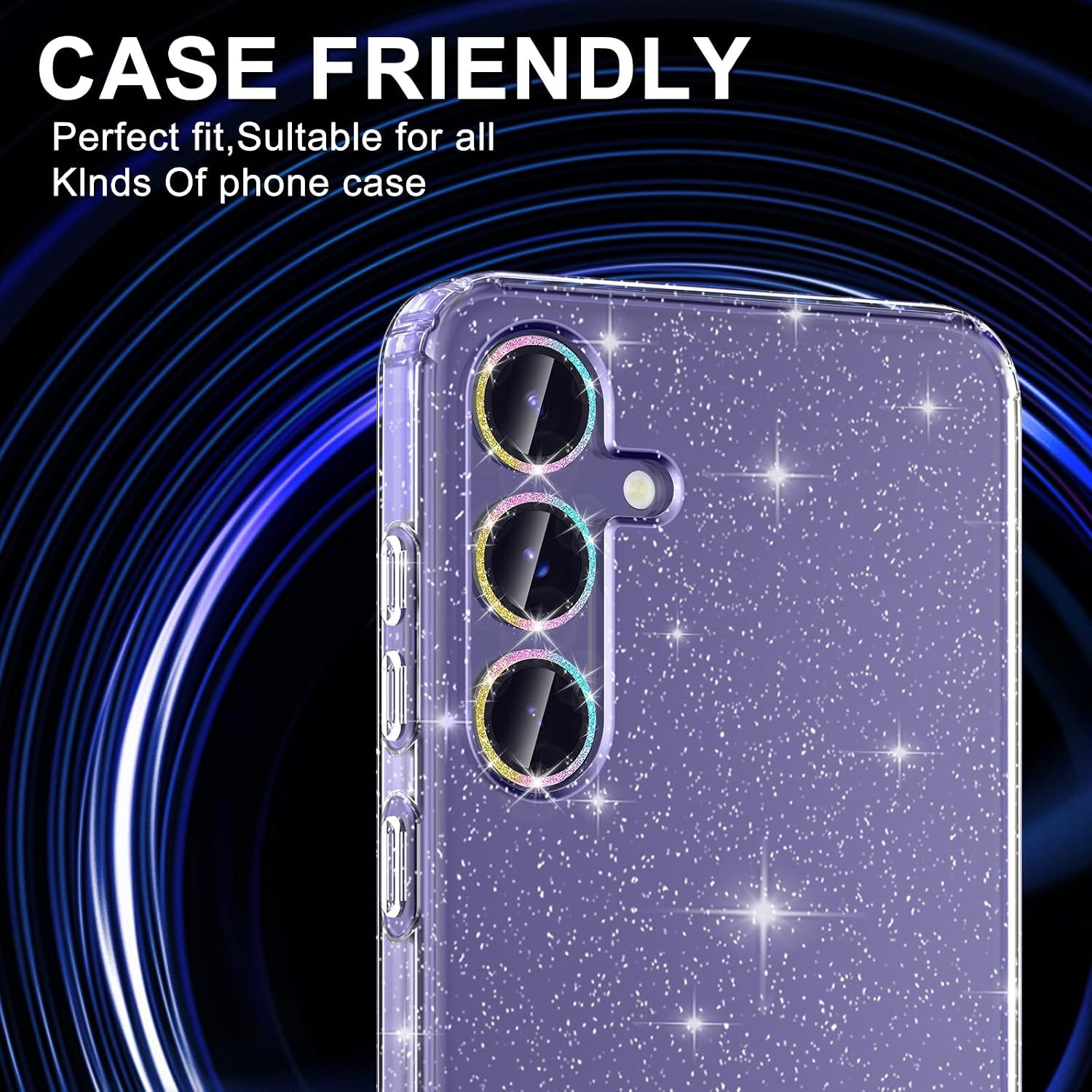 Detalle 1 de Avocase BTS0159-04 Camera Lens Protector for Galaxy S24 Plus, 9H Glass