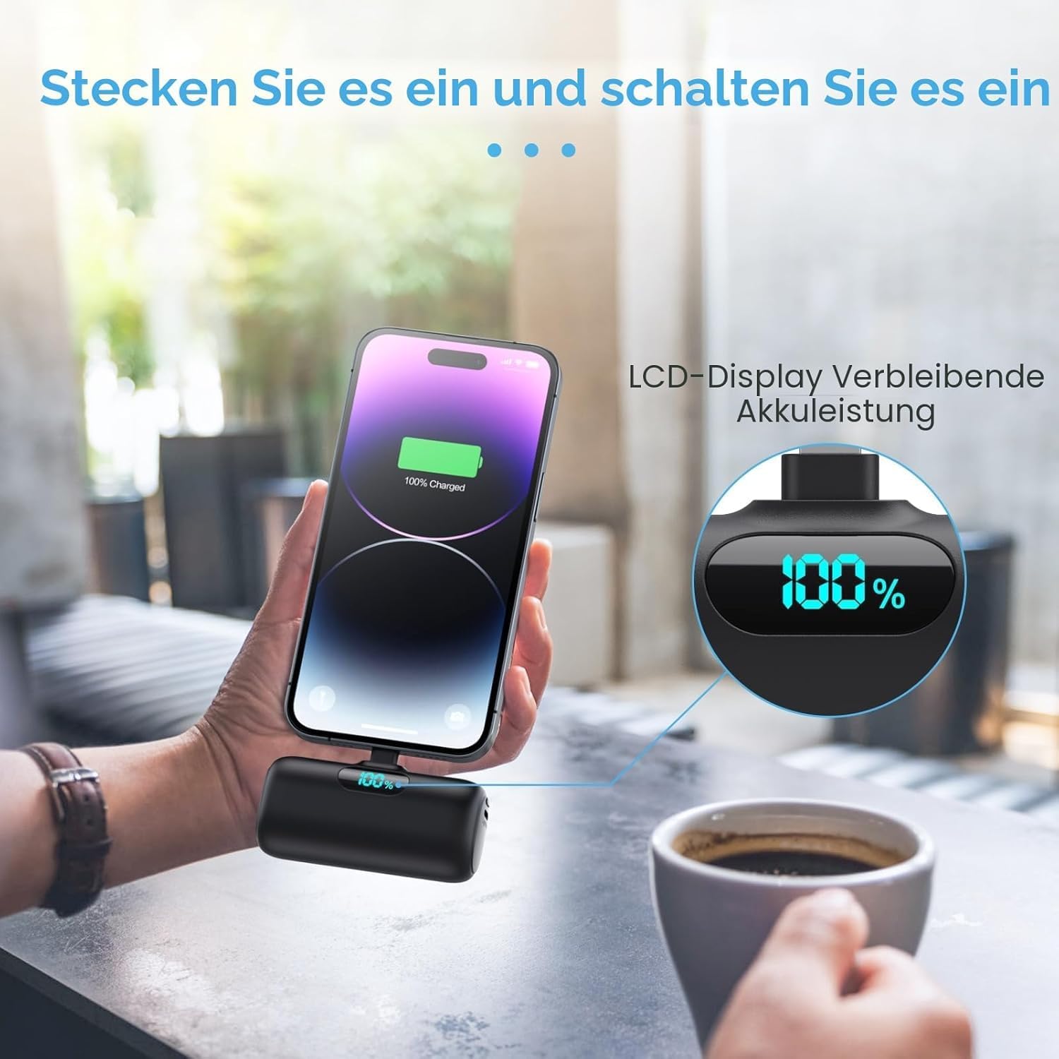 Thumbnail 6 de 5000mAh Mini Power Bank for iPhone with 15W PD Fast Charging