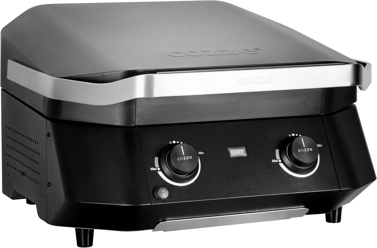 Thumbnail 1 de cozze dwustrefowy grill elektryczny 2100 W z termometrem cyfrowym, czarny