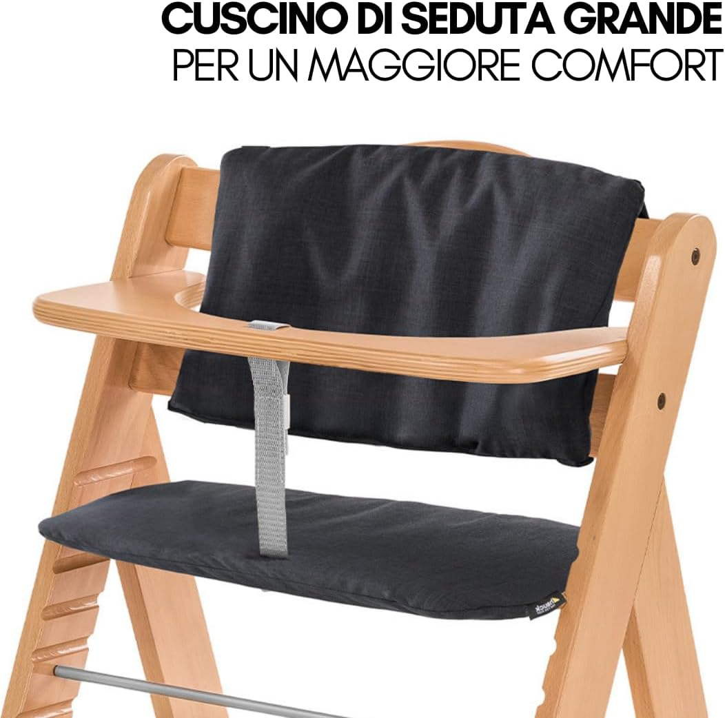 Thumbnail 6 de hauck Seggiolone Pappa Evolutivo Alpha Plus Newborn Set Premium (0 mesi) con bouncer reclinabile e riduttore