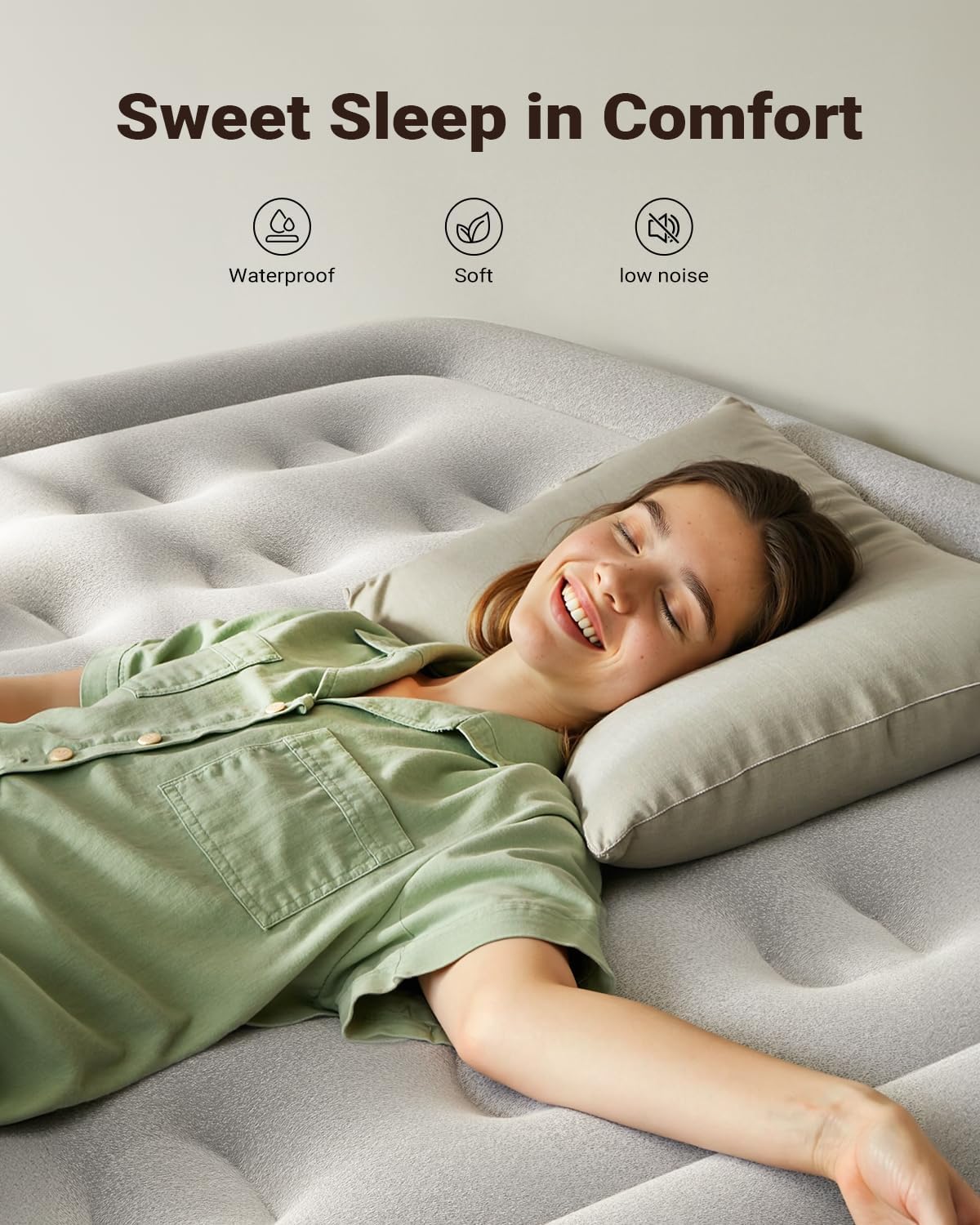 Thumbnail 1 de iDOO Air Mattress Queen 18 Raised