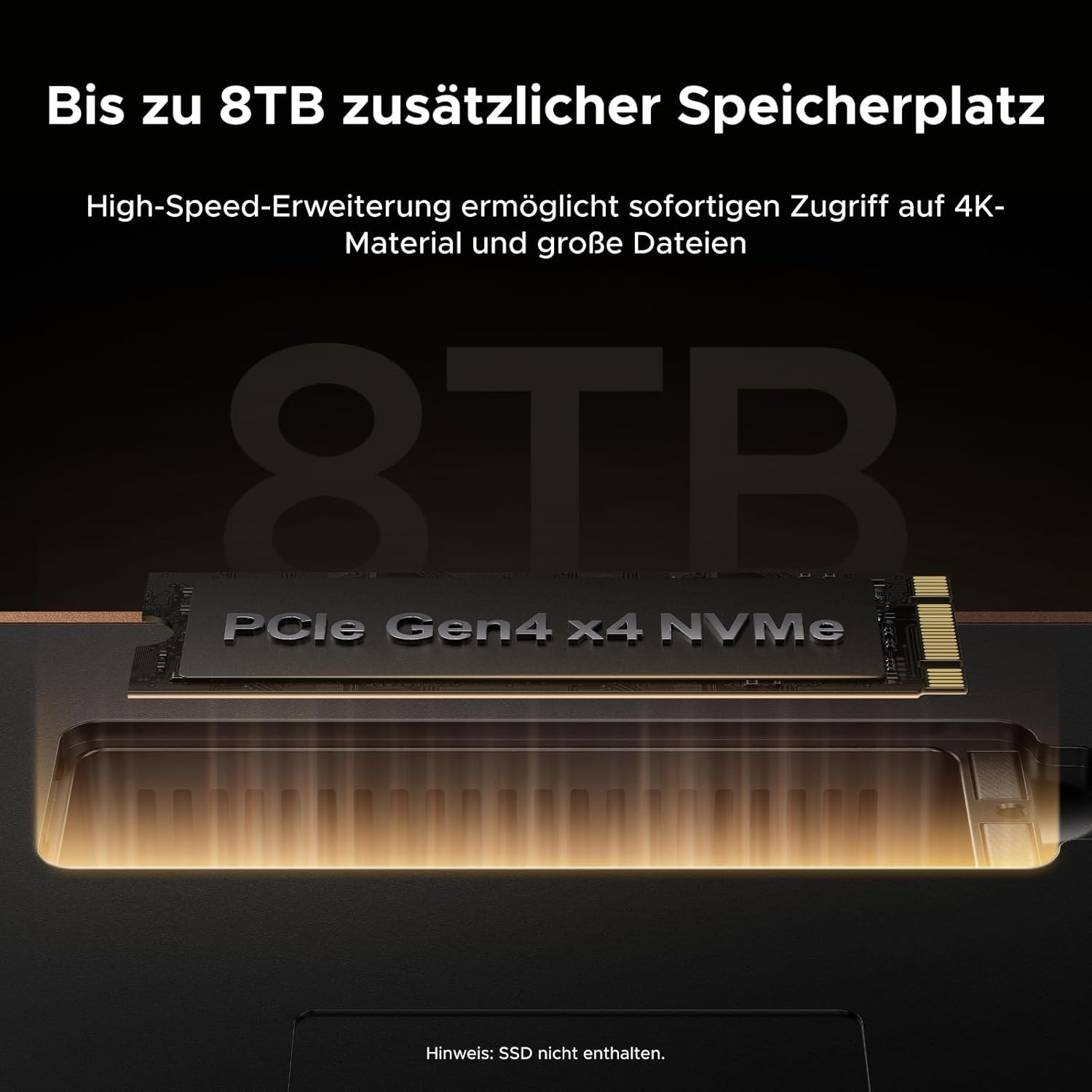 Detalle 2 de UGREEN Maxidok Thunderbolt 5 Docking Station (Revodok 17-in-1) – 17 Anschlüsse, bis 120 Gbps, Dual 6K/8K Video und 2,5GbE