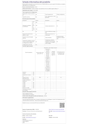 Detalle 2 de Daya Frigo Tavolo DSFT-83WE: 83 L di freschezza, silenzioso e con accesso reversibile