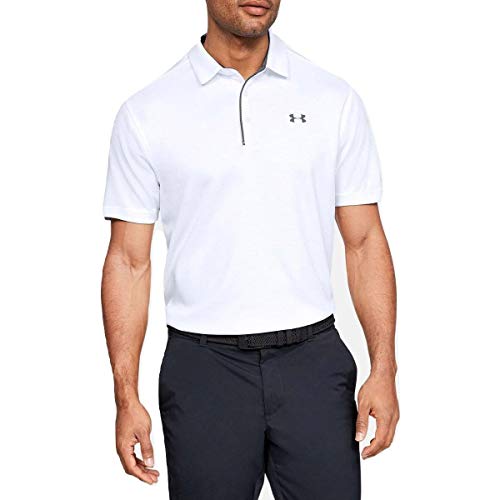 Detalle de Under Armour Men Tech Lightweight Polo: Breathable, Quick-Dry Comfort for Golf and Everyday Wear