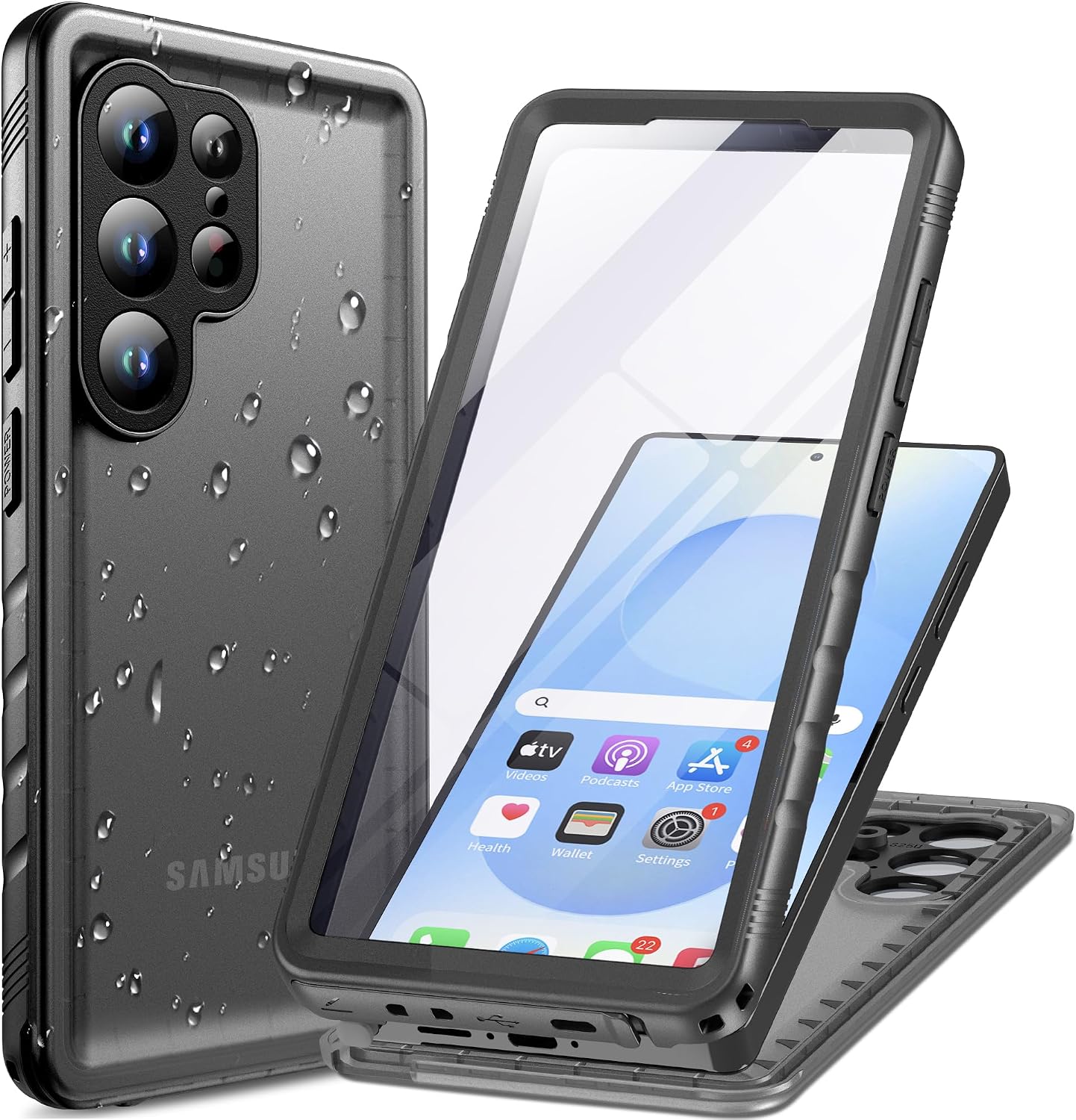 Detalle de Cozycase TOP Military Shockproof Case for Samsung Galaxy S25 Ultra IP68 💼