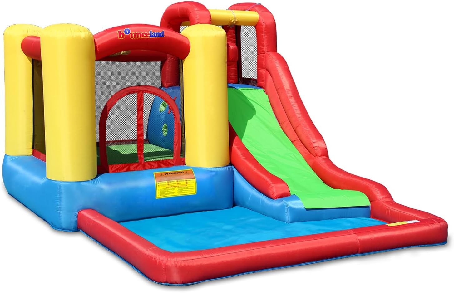 Bounceland Jump and Splash Adventure Bounce House & Water Slide (All-in-one) with UL-Certified Blower