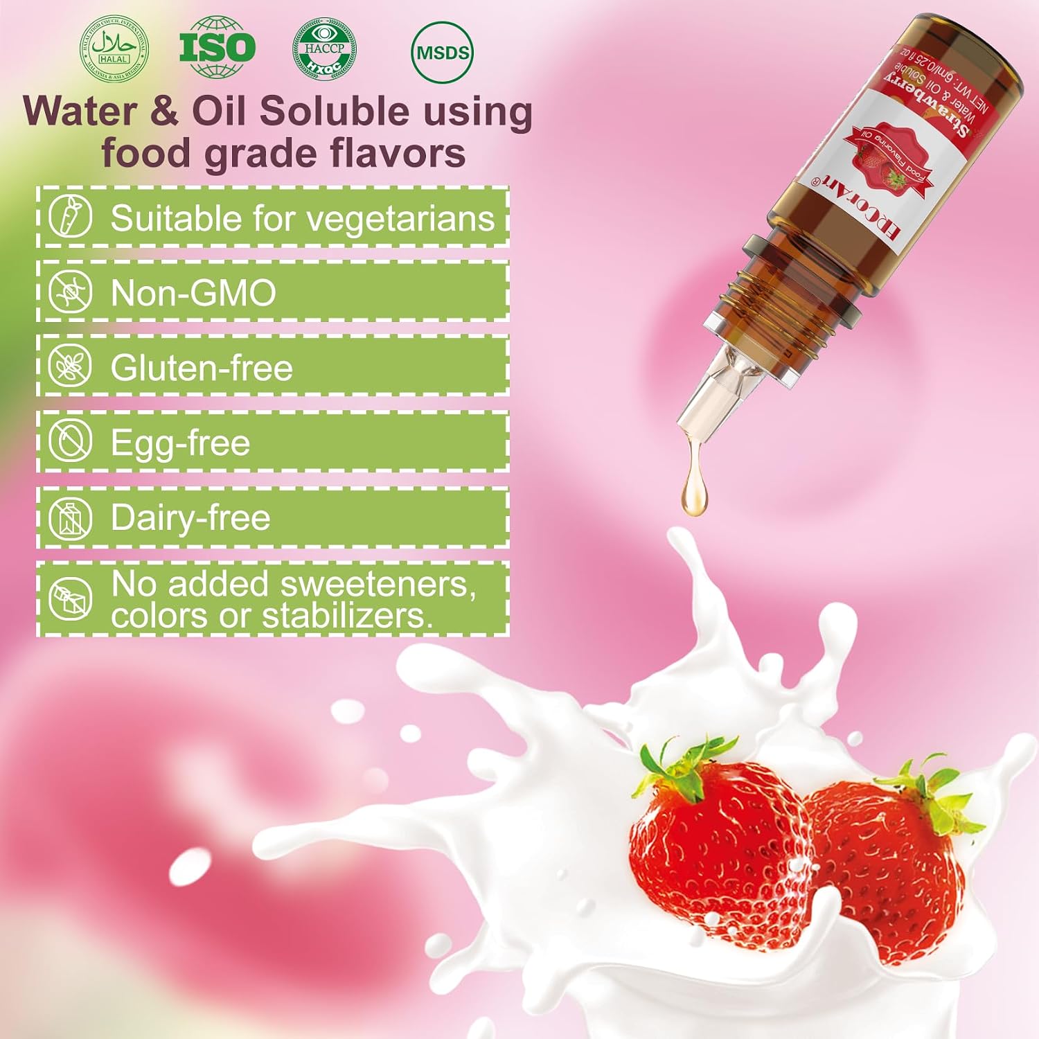 Detalle 2 de Aromas Alimentarios 12 Aroma Flavour Drops 🍭 Saborizantes Líquidos