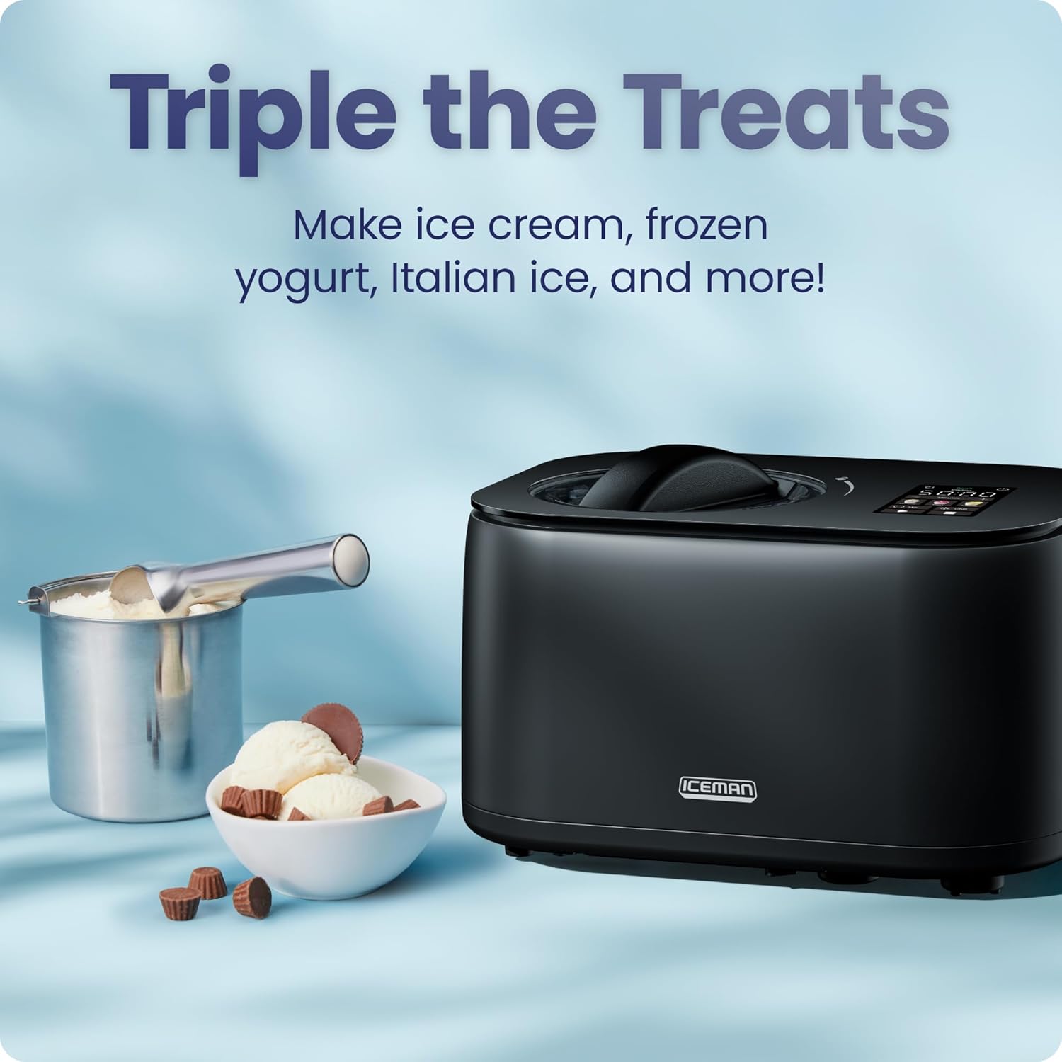 Thumbnail 1 de Chefman Iceman Ice Cream Maker