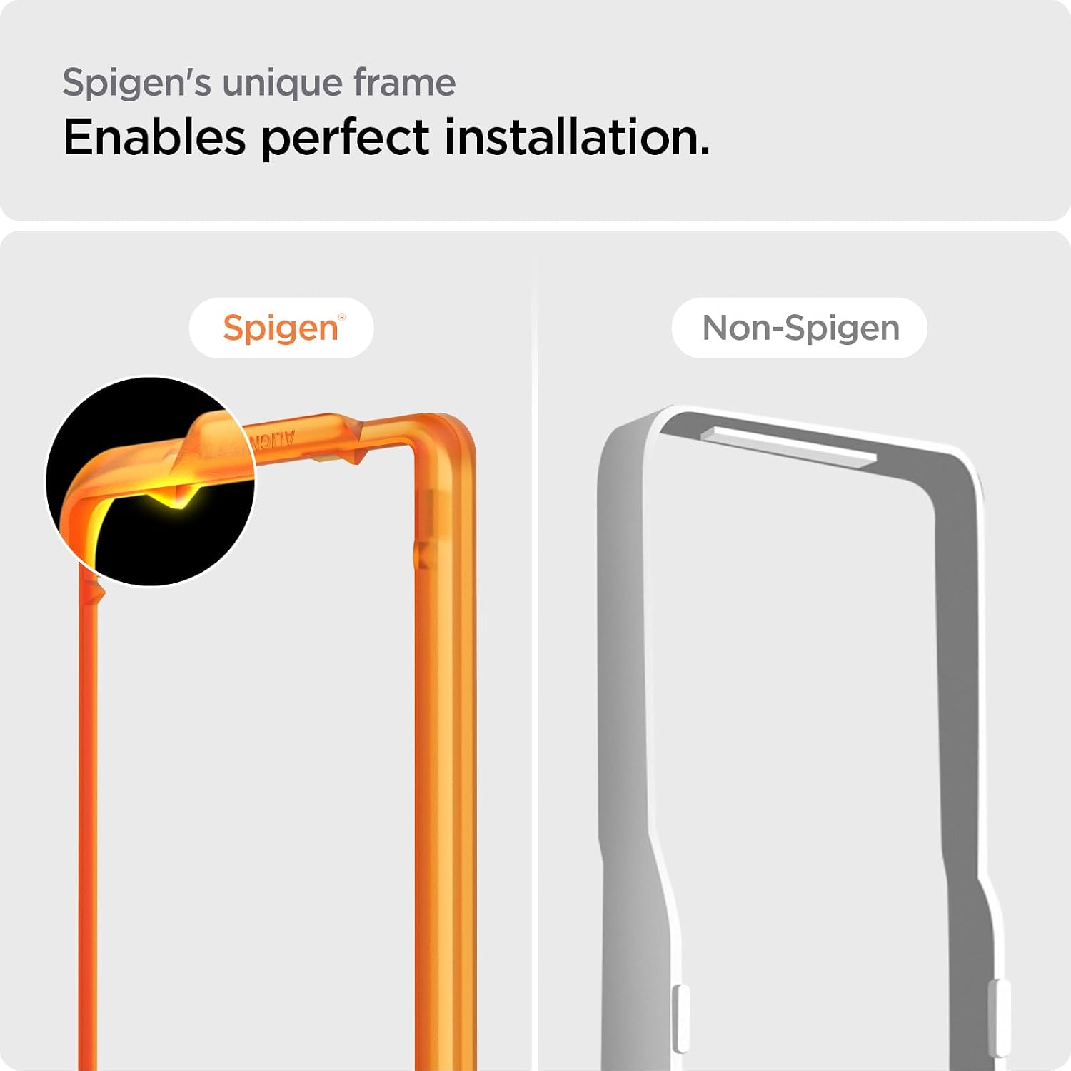 Detalle 2 de Spigen AlignMaster Protector Pantalla Sony Xperia 1 VII y VI 📱 2 Piezas