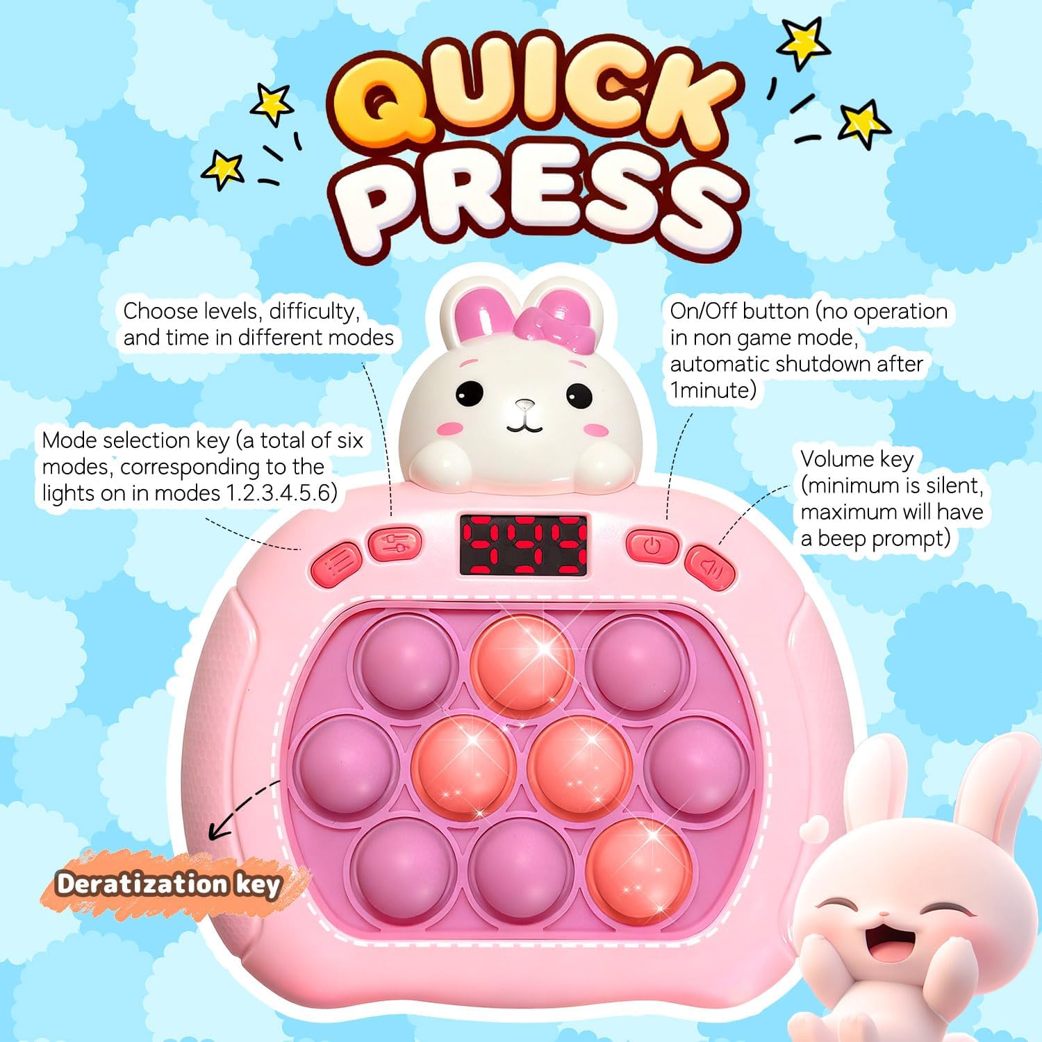 Thumbnail 1 de Lesipee Quick Push Pop Game 999 Level