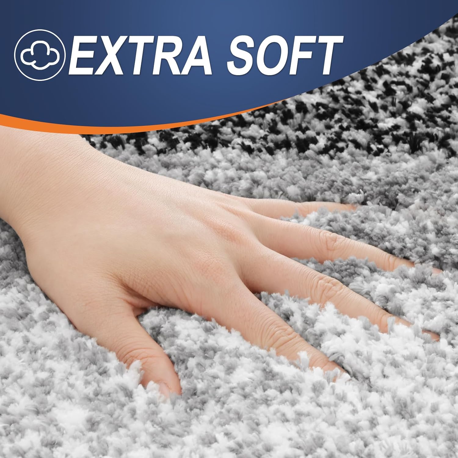Detalle 2 de OLANLY 47x24 Bath Rug Mat – Ultra-Soft Microfiber, TP Rubber Backing, Quick-Dry, Machine Washable