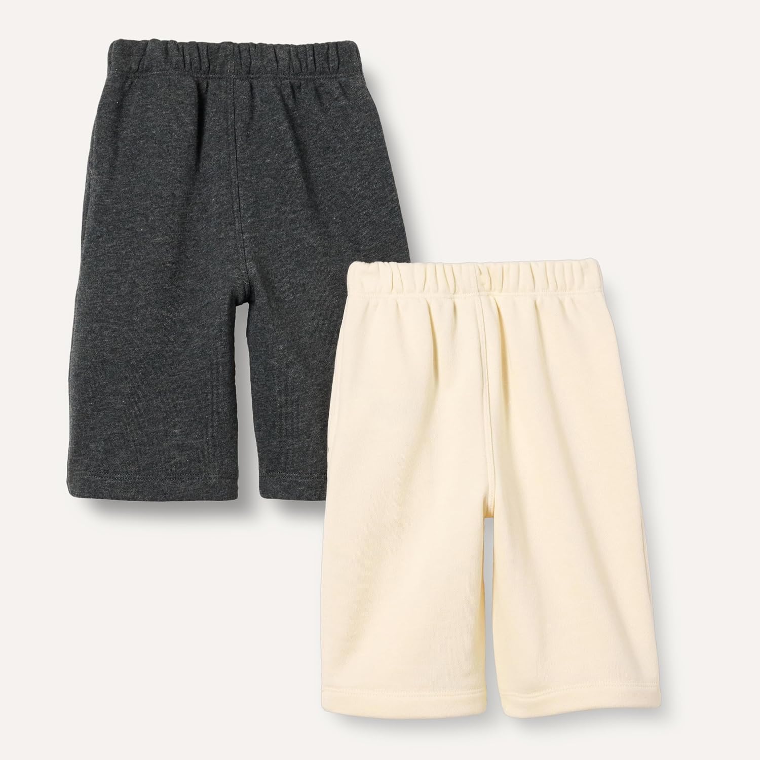 Detalle 2 de Amazon Essentials unisex babies, toddlers and kids’ French terry cotton trousers (pack of 2)
