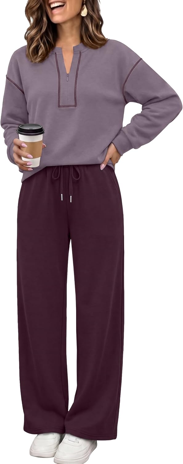 Detalle de Sipaya Women's Lounge Set, Half-Zip