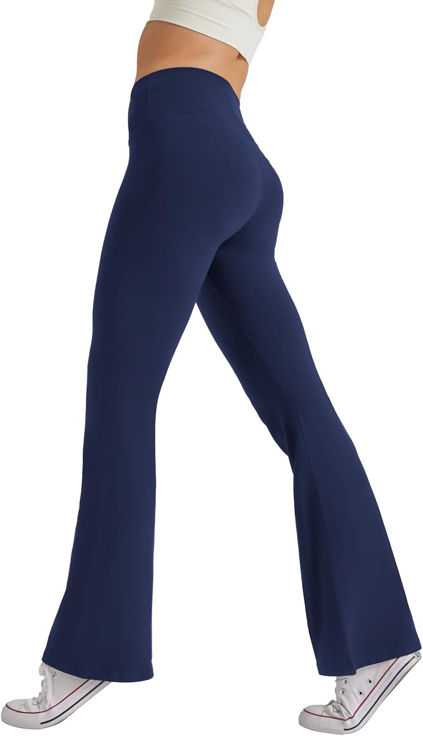 Thumbnail 3 de Glacspyg Yoga – Pantalons femme taille haute évasés pour entraînement, yoga et running