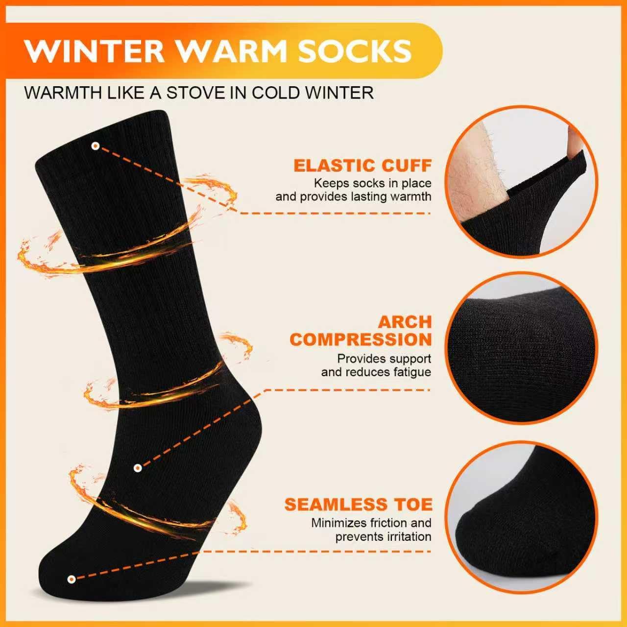 Thumbnail 2 de Niofind thermal socks 3 pairs, full cushion