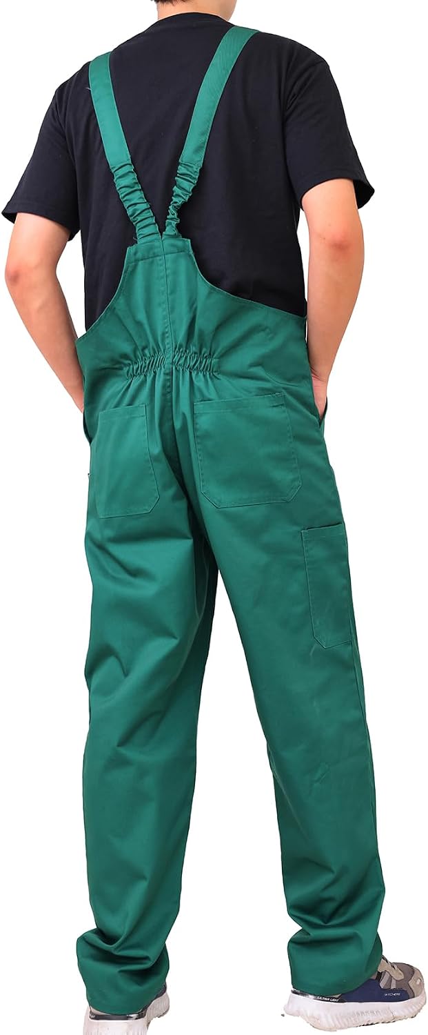 Detalle de WORK IDEA Work overalls werkbroek voor heren met ritszak en verstelbare pasvorm