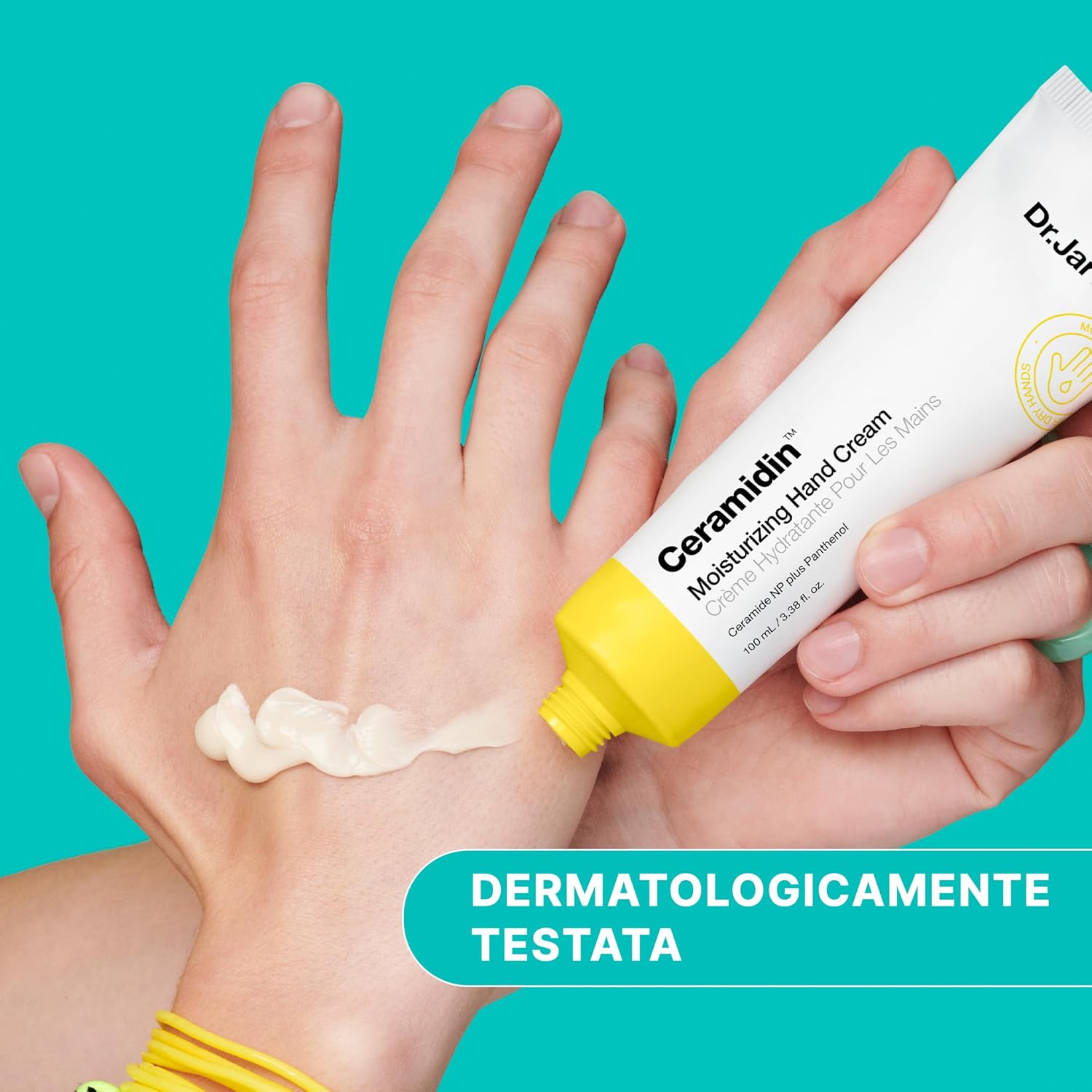 Detalle 2 de Dr.Jart+ Ceramidin Crema per Mani Secche con Ceramidi e Pantenolo – 100 ml