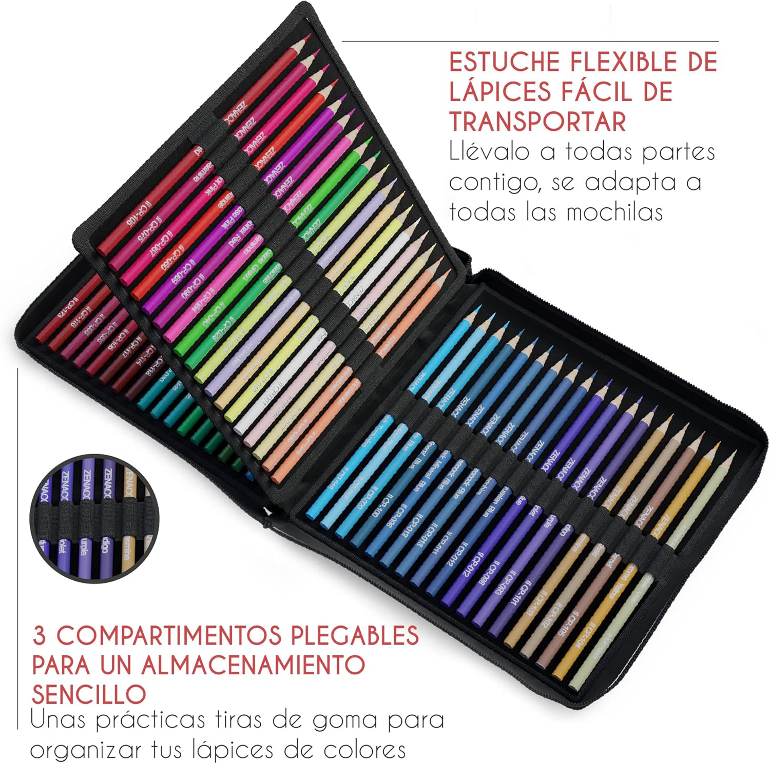 Thumbnail 4 de Zenacolor 72 Lápices profesionales