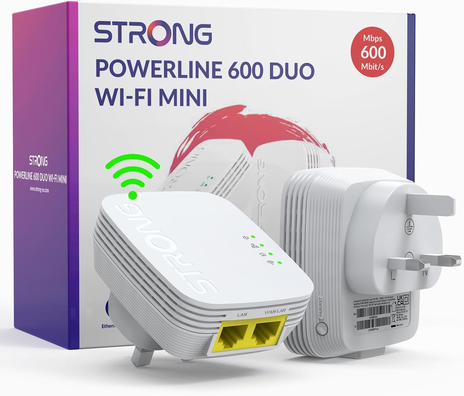 STRONG AV600 WiFi Powerline Adapter Kit
