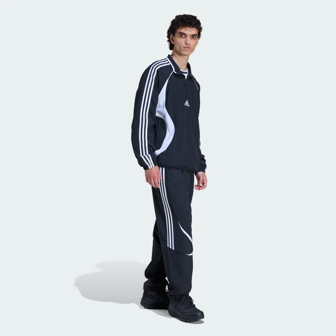 Thumbnail 2 de Sudadera con cremallera hasta el pecho Teamgeist de Adidas (negro)