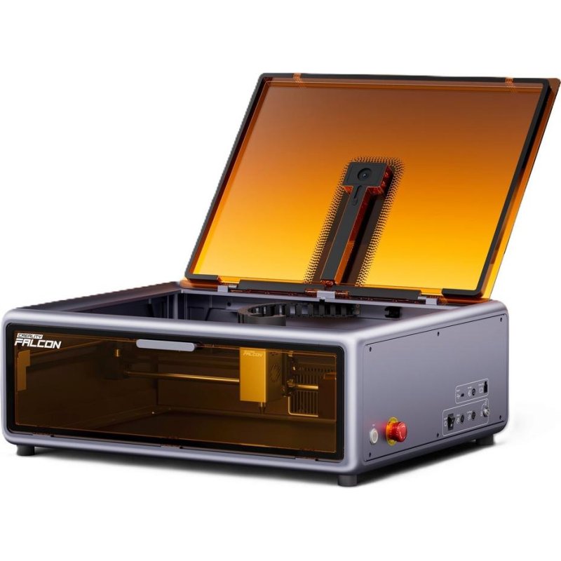 Detalle de Creality Falcon A1 10W diodo CoreXY con Air-Assist: cortadora láser de 381×305 mm