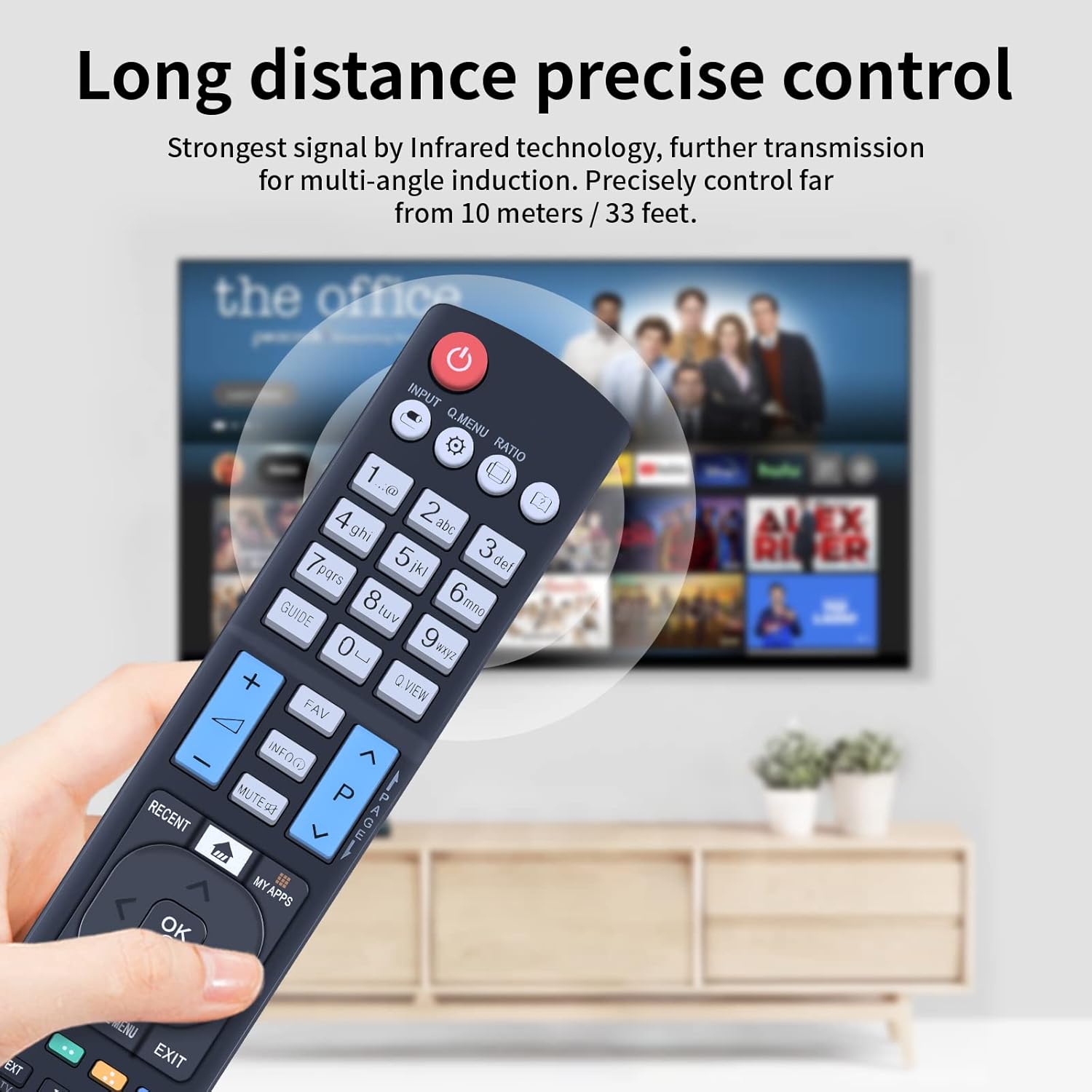 Thumbnail 4 de TCNOUMT AKB74455401 Remote Control Replacement for LG TV (32LF630V, 40LF630, 40LF630V, 43LF630V, 49LF630V)