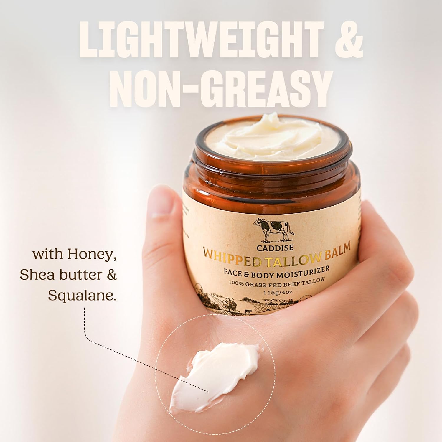 Detalle 2 de CADDISE Whipped Beef Tallow Balm, 4 oz