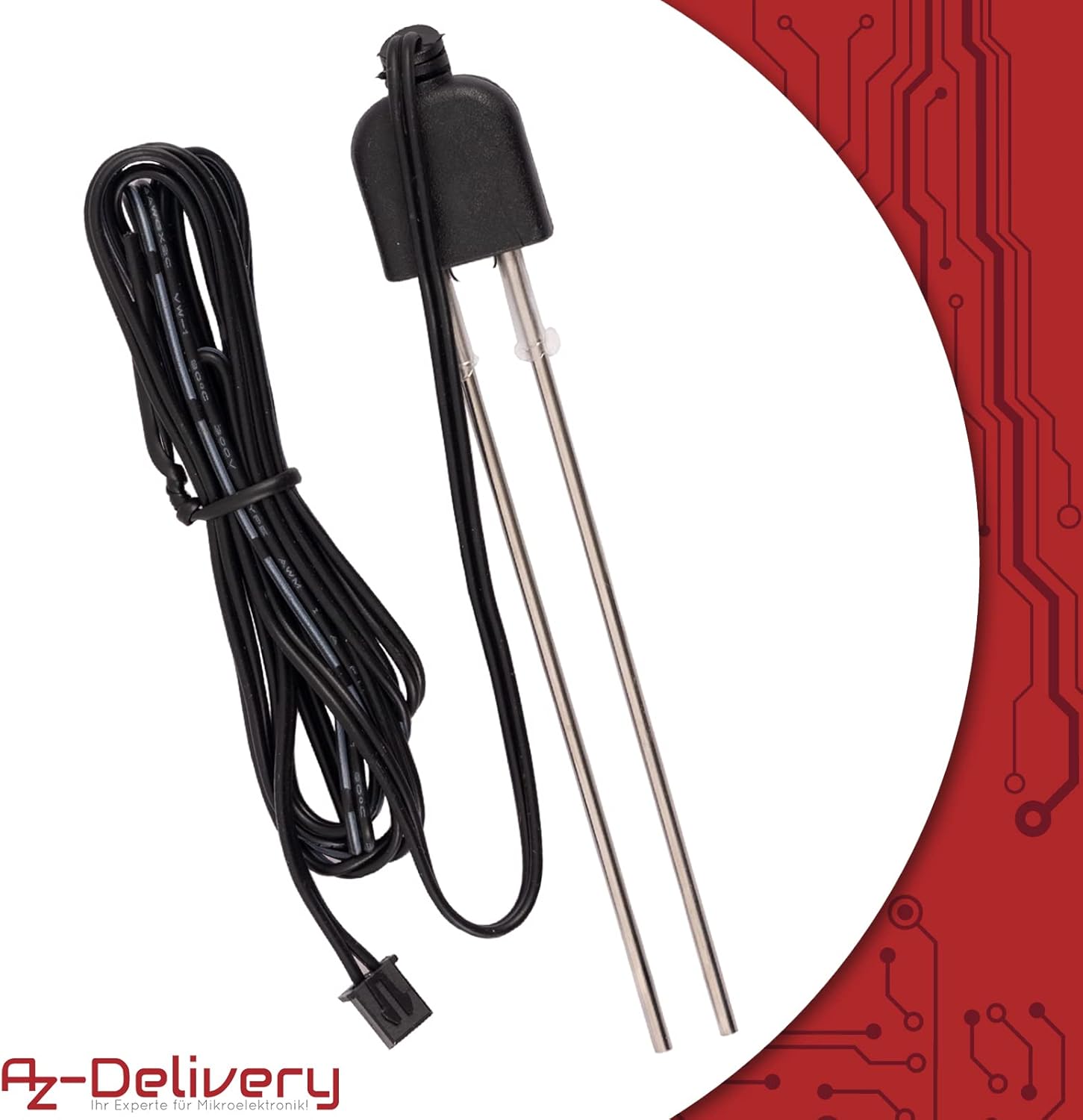 Thumbnail 3 de AZDelivery Set da 5 sensori di umidità del suolo con sonda resistente per Arduino e Raspberry Pi