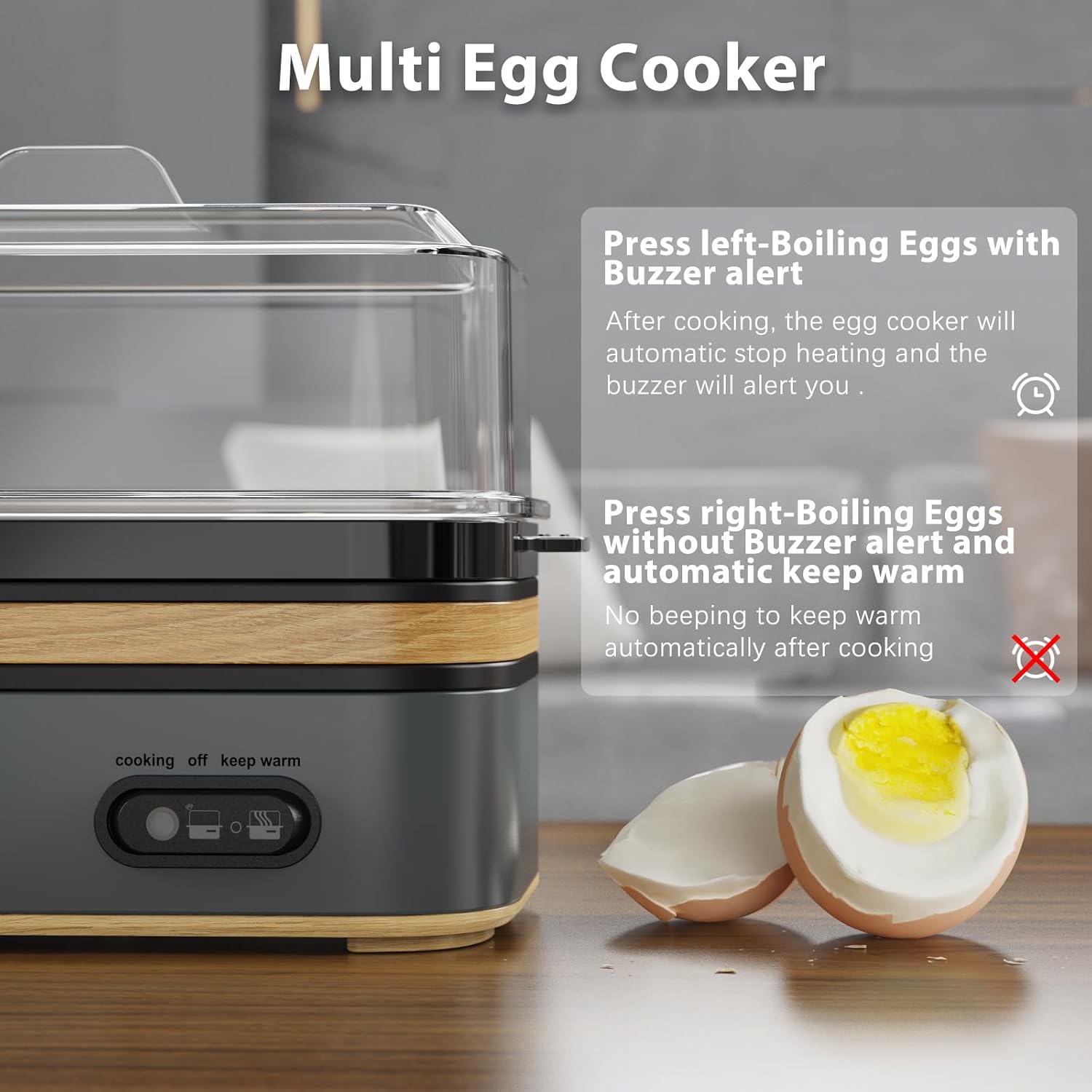 Detalle 2 de Evoloop Rapid Egg Cooker 6 Eggs