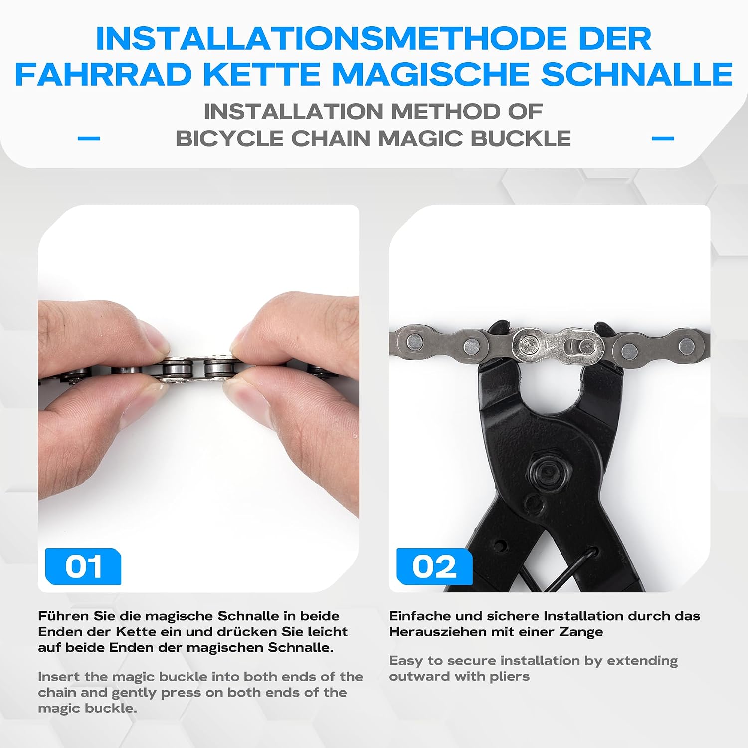 Thumbnail 3 de WATSABRO Kettennieter Fahrrad Set für 6-12