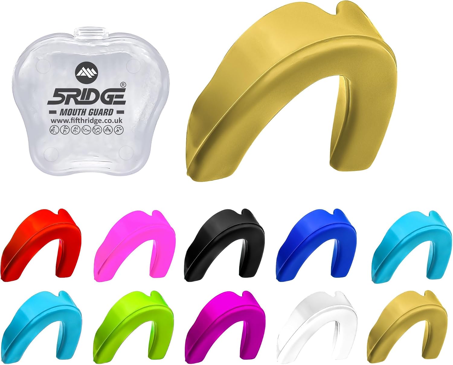 Thumbnail 6 de Mouthguard Slim Fit Junior gum shield (Baby Blue, junior)