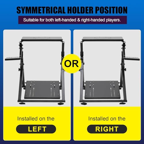 Detalle de GTPLAYER Soporte de volante para G923/G29/G920/T300RS/RS500 con inclinación y altura ajustable