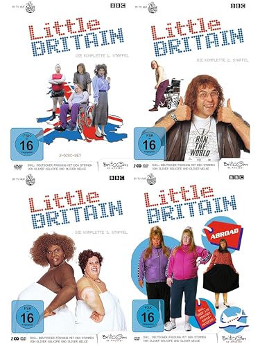 Detalle de Little Britain – Die komplette Serie Uncut (Staffel 1–3) + Little Britain Abroad – 7 DVDs | WME Home Entertainment