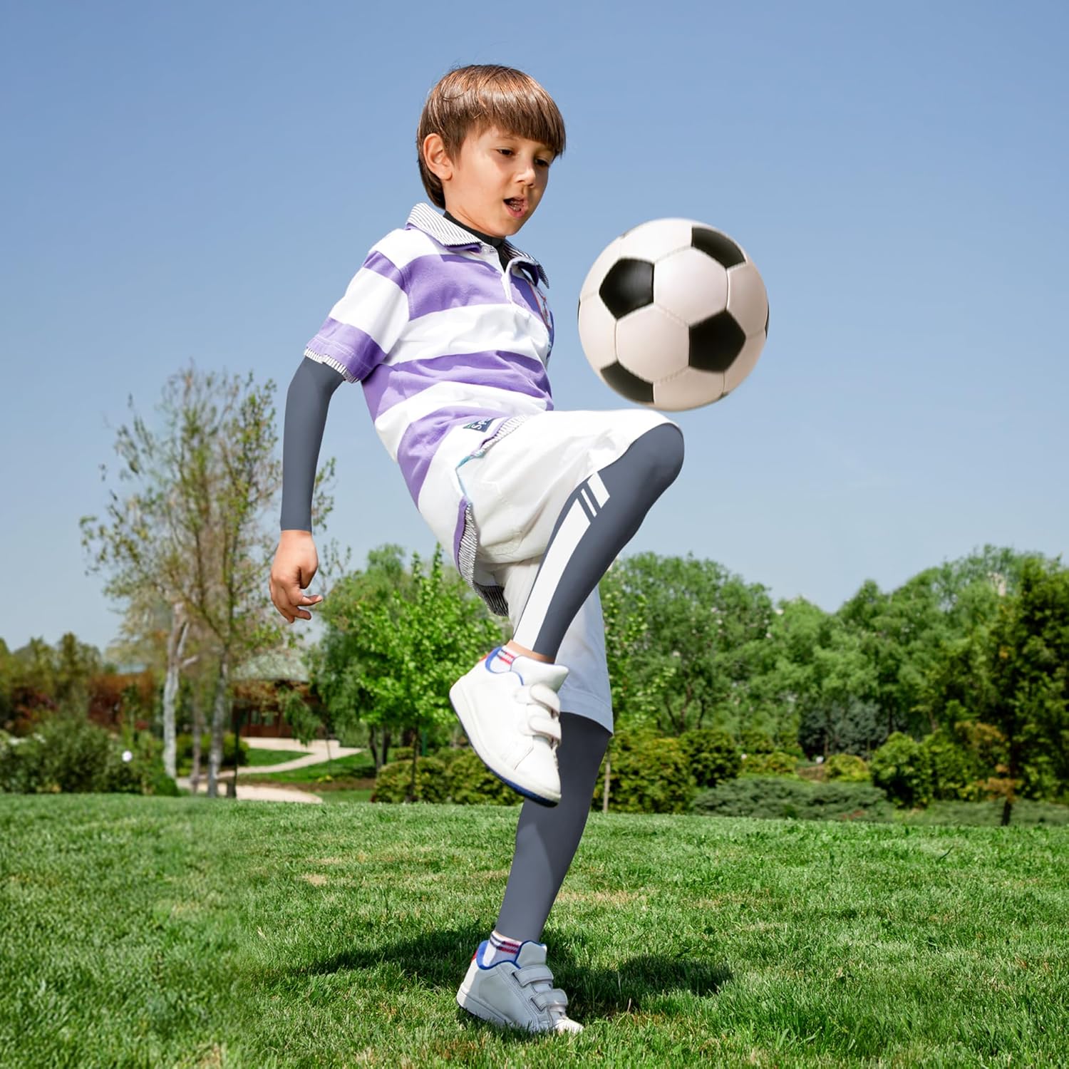 Thumbnail 6 de Penerl Skins for Boys Long Sleeve Top & Tights Football Compression Set