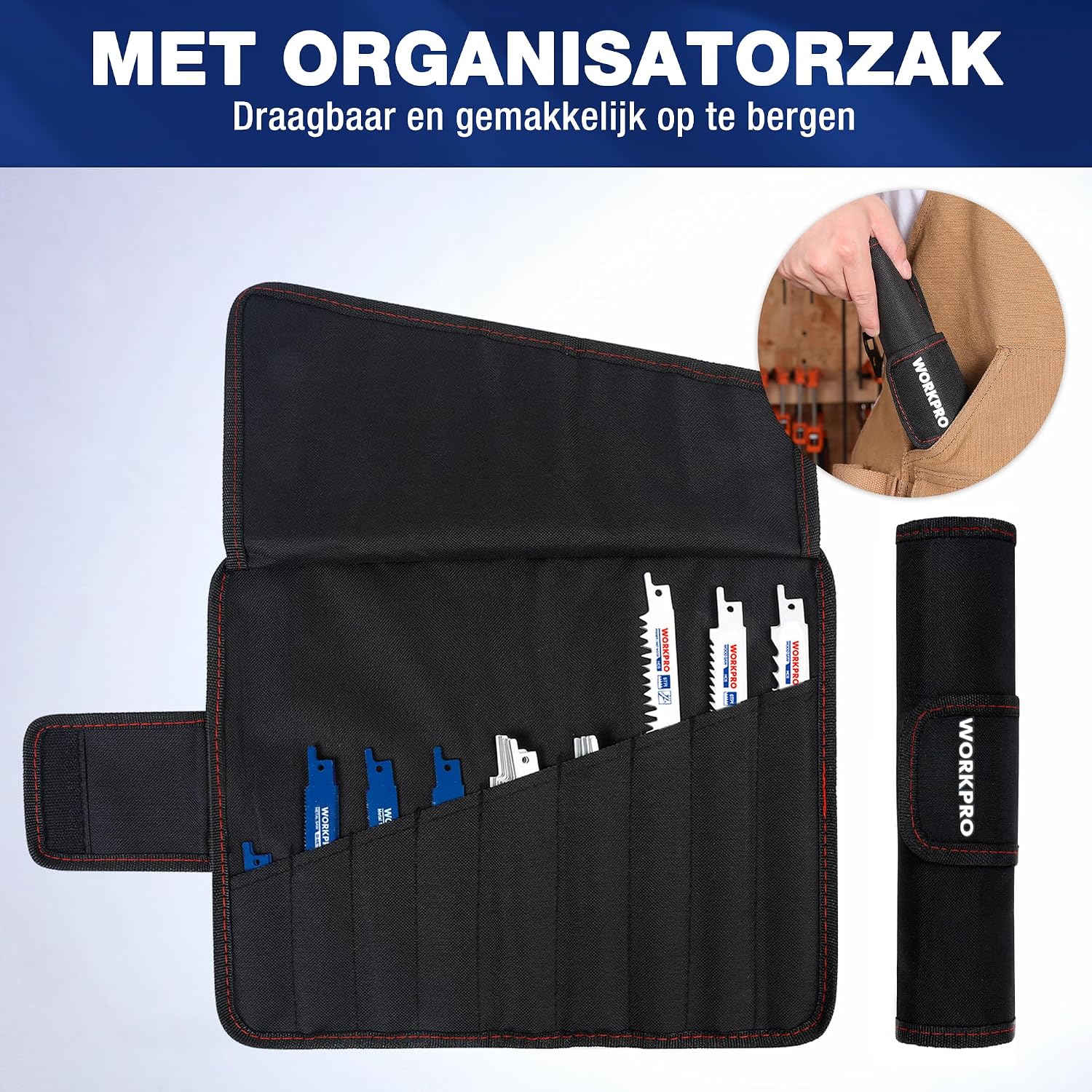 Thumbnail 6 de WORKPRO W000501A reciprozaagbladset, 32-delig voor hout en metaal