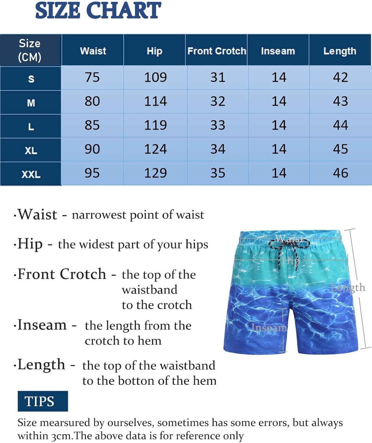 Thumbnail 5 de AI'MAGE Pantaloncini da bagno da uomo 2 in 1 con fodera a compressione e asciugatura rapida (S-XXL)