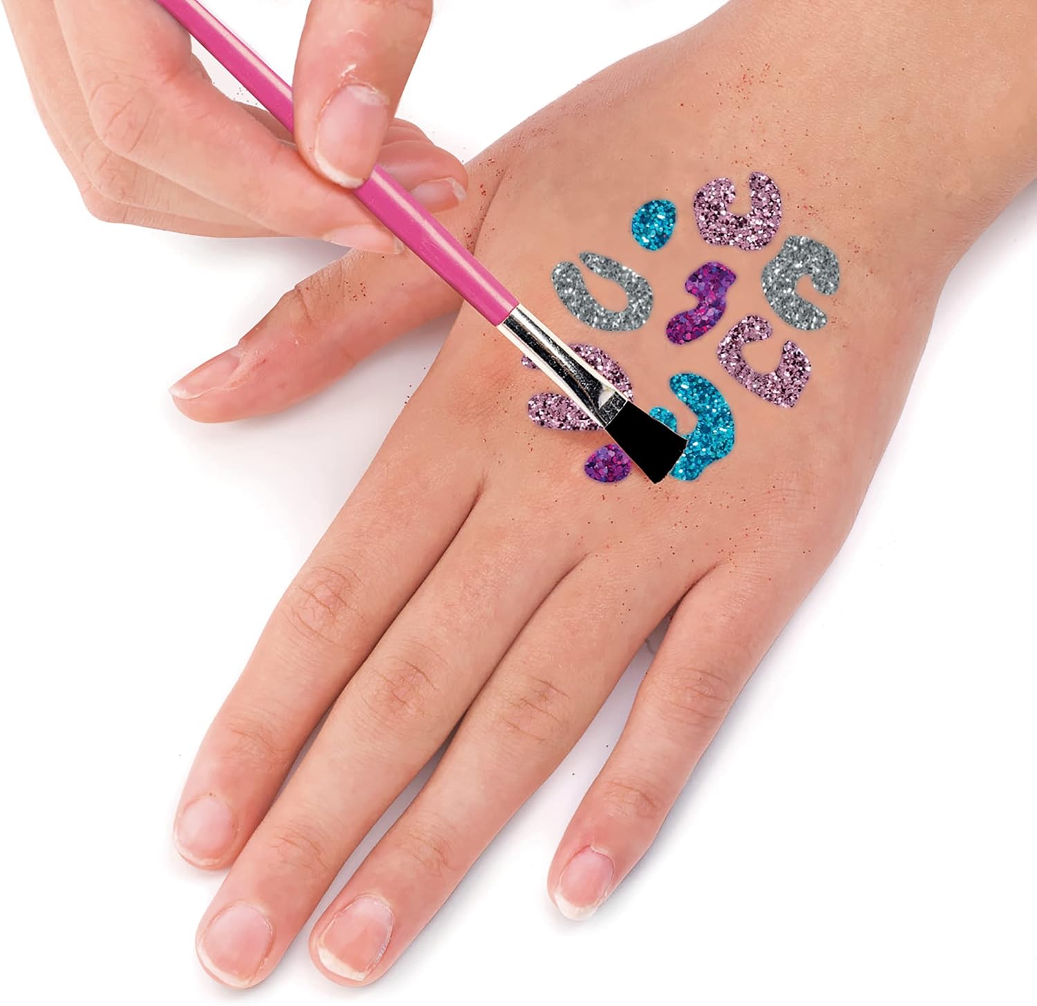 Thumbnail 3 de FabLab Glitter Tattoos | Create FAB Glittery Kids Tattoos with 28 Stencils and 4 Biogel Glitter Colours
